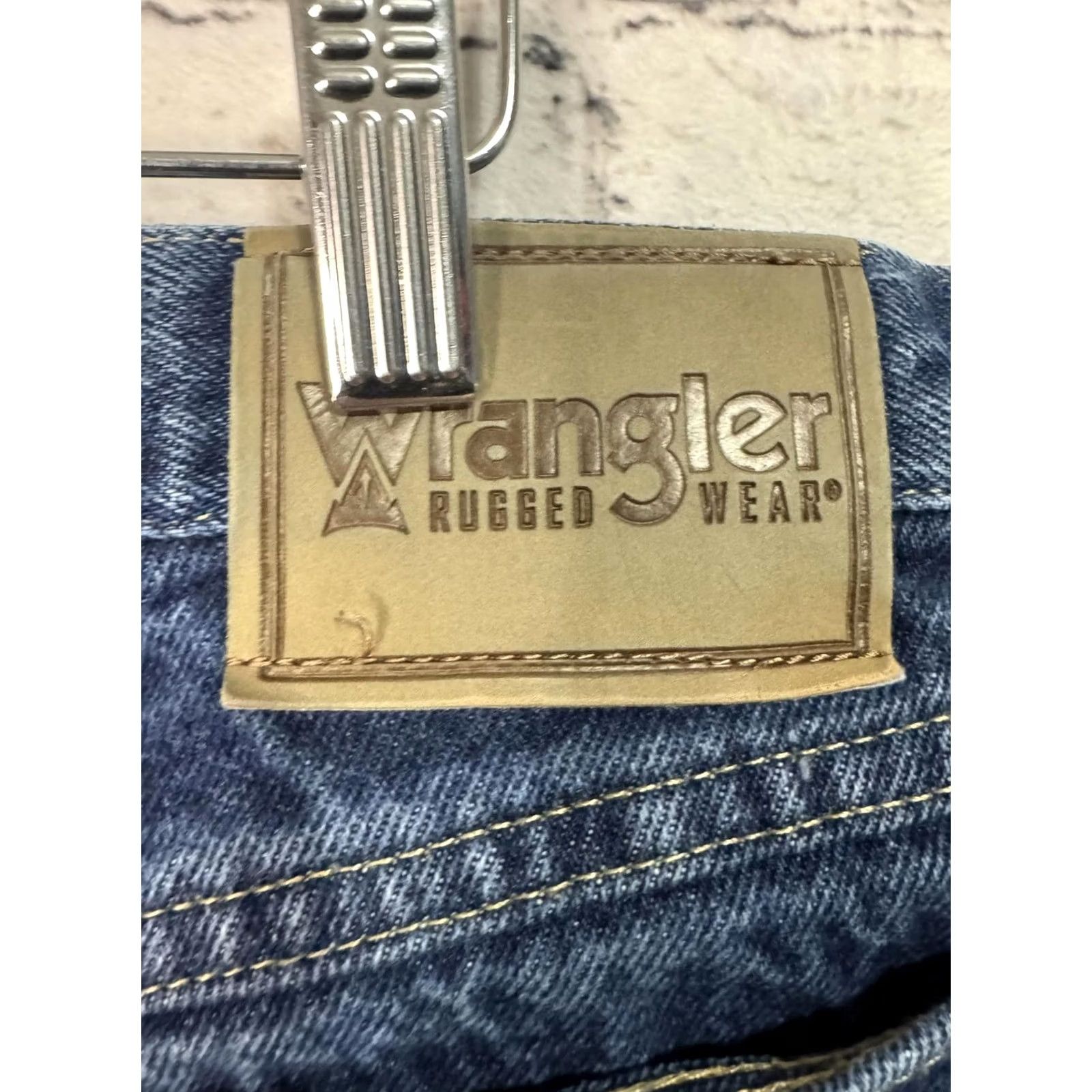 Wrangler Wrangler Denim Pants Men Casual 42x30 Blue Cotton Regular Big & Tall Mens Size US 42 / EU 58 - 2 Thumbnail