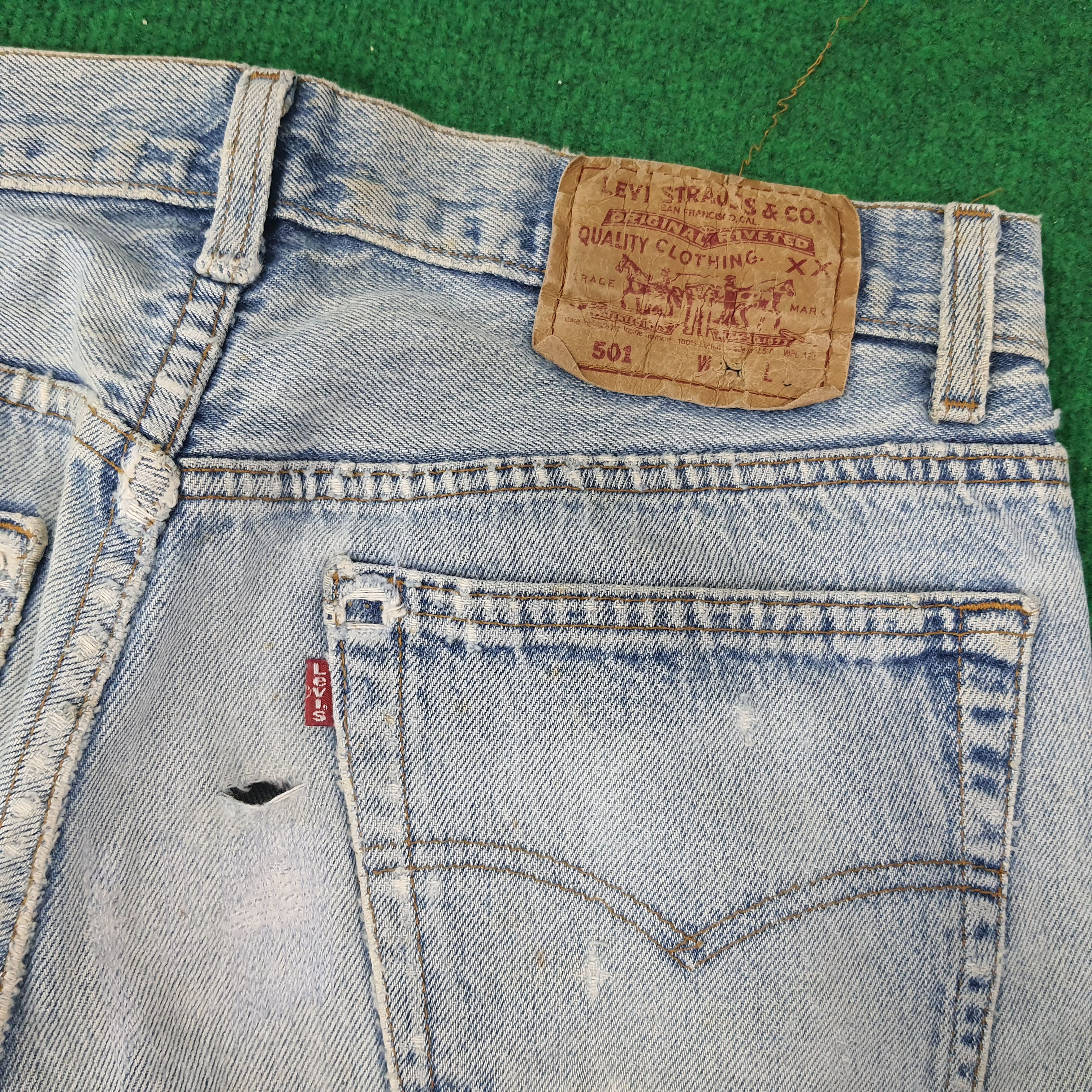 Levi's Vintage Levi's 501 Rework Denim Jeans C228N23 Size US 30 / EU 46 - 6 Thumbnail