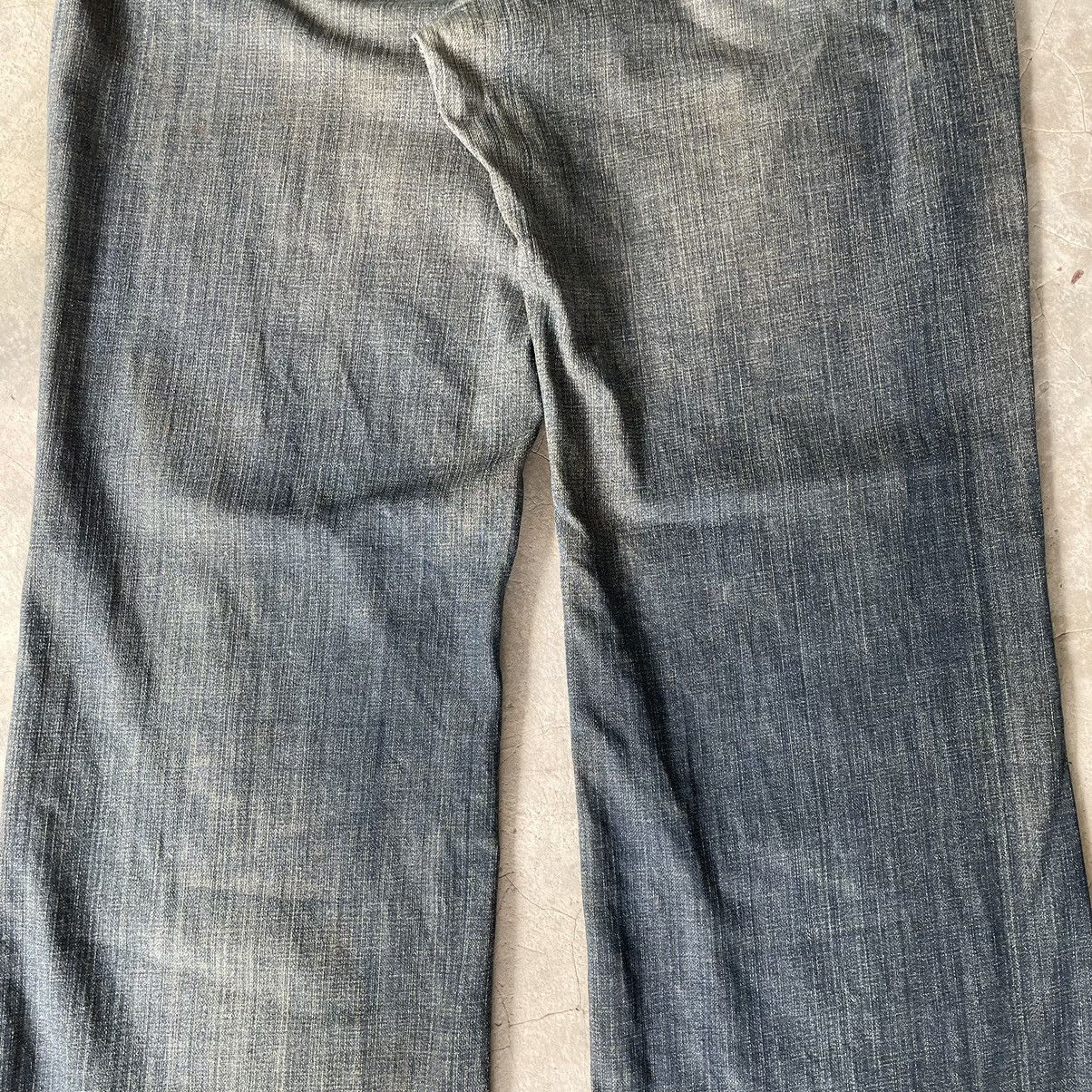 Southpole Y2K CRUX DENIM BAGGY BUCKLE DISTRESSED JEANS LONDON FLAG Size US 32 / EU 48 - 19 Thumbnail