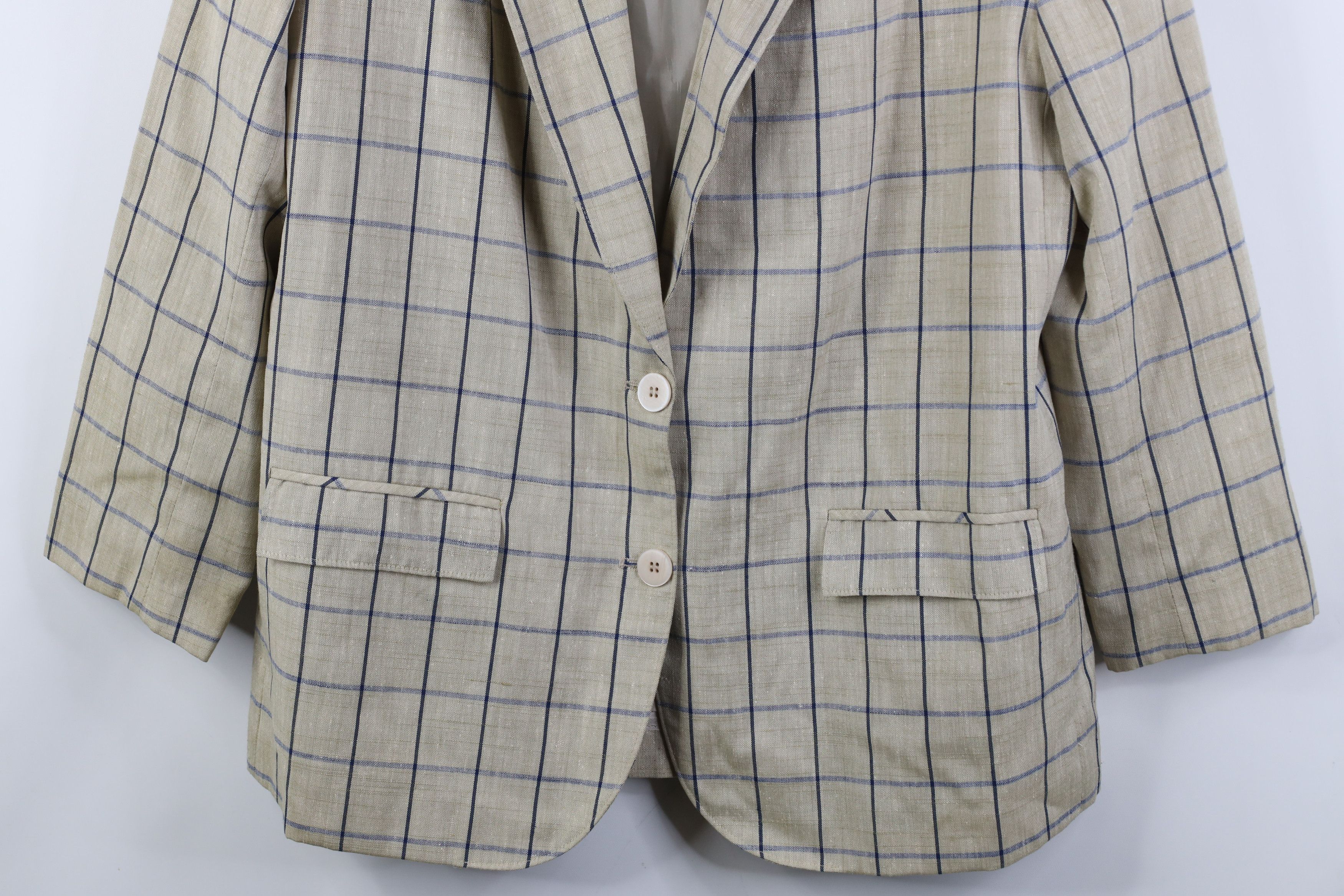 Pendleton Vintage 90s Pendleton Suit Coat Blazer Jacket Plaid USA Size XXL / US 16-18 / IT 52-54 - 3 Thumbnail