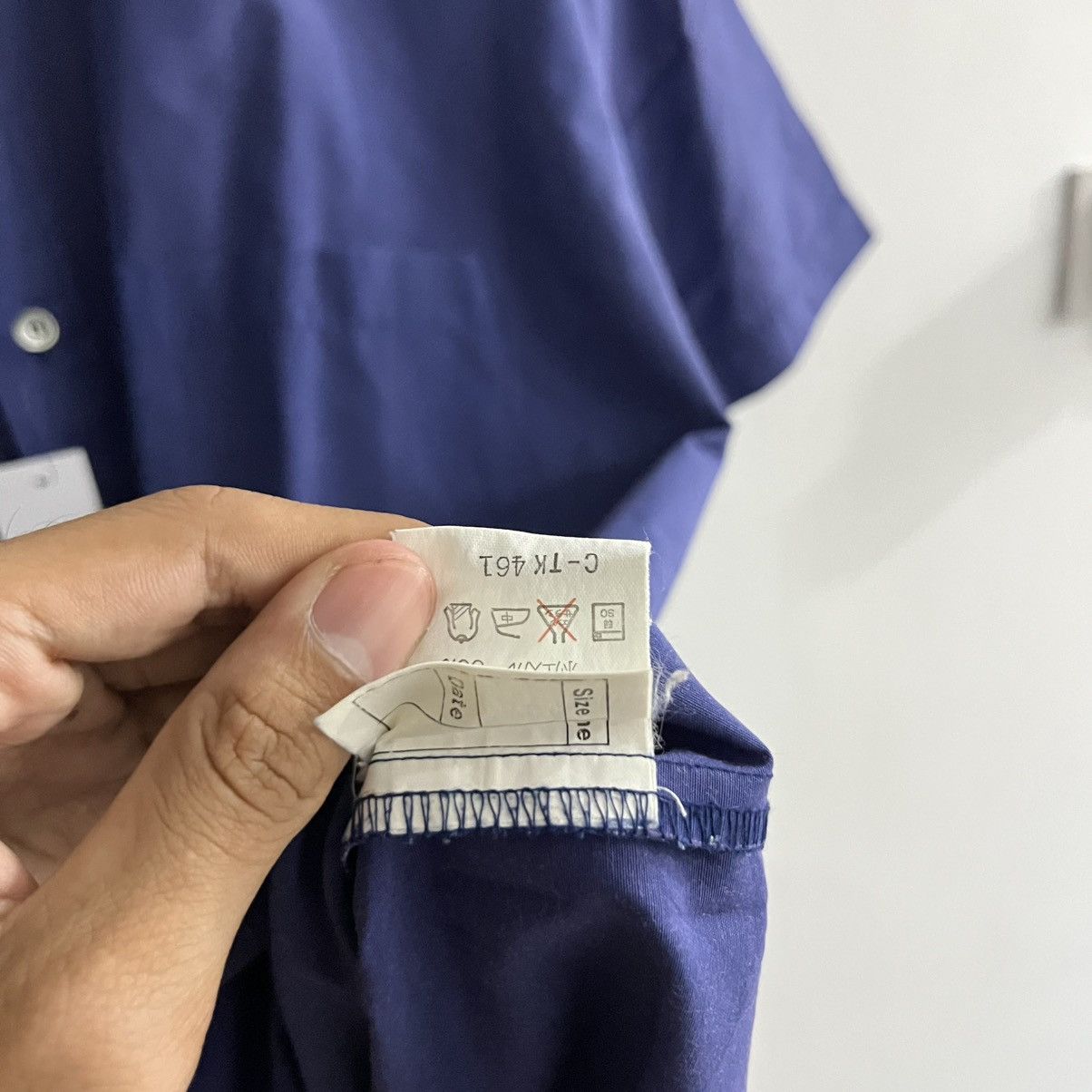 Japanese Brand Jun Ashida - Basic Minimalist Button Up Shirt Size US L / EU 52-54 / 3 - 7 Thumbnail