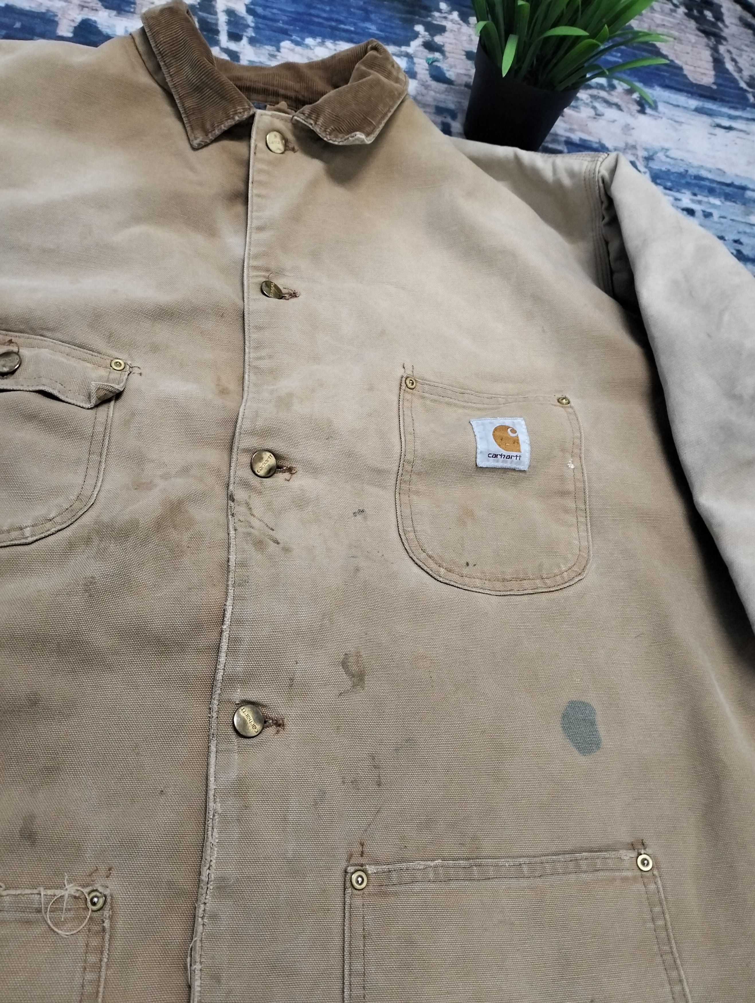 Carhartt × Vintage Staff Picks Distressed Carhartt Work Jacket Size US XL / EU 56 / 4 - 10 Thumbnail