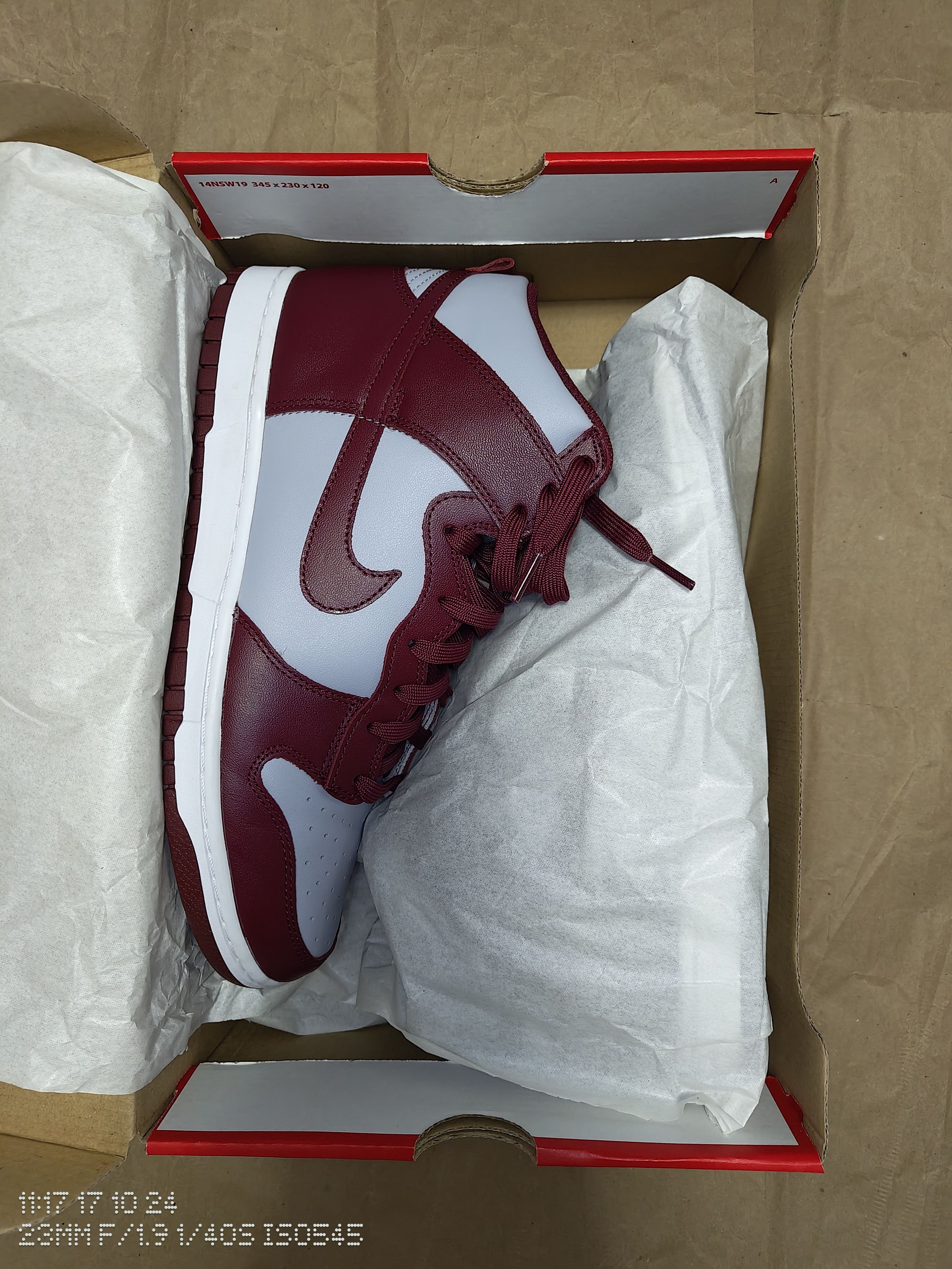 Nike Nike Dunk High Retro Dark Beetroot Size US 11.5 / EU 44-45 - 4 Thumbnail