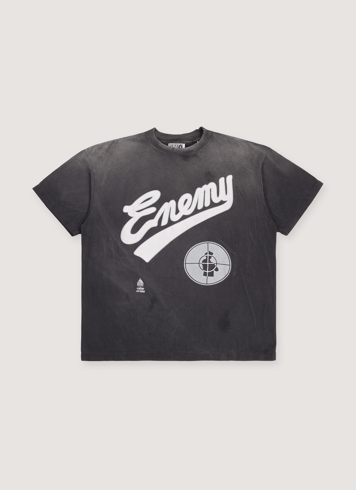 Saint Michael Public Enemy Saint Enemy Tee Vintage Black Size US XL / EU 56 / 4 - 1 Thumbnail