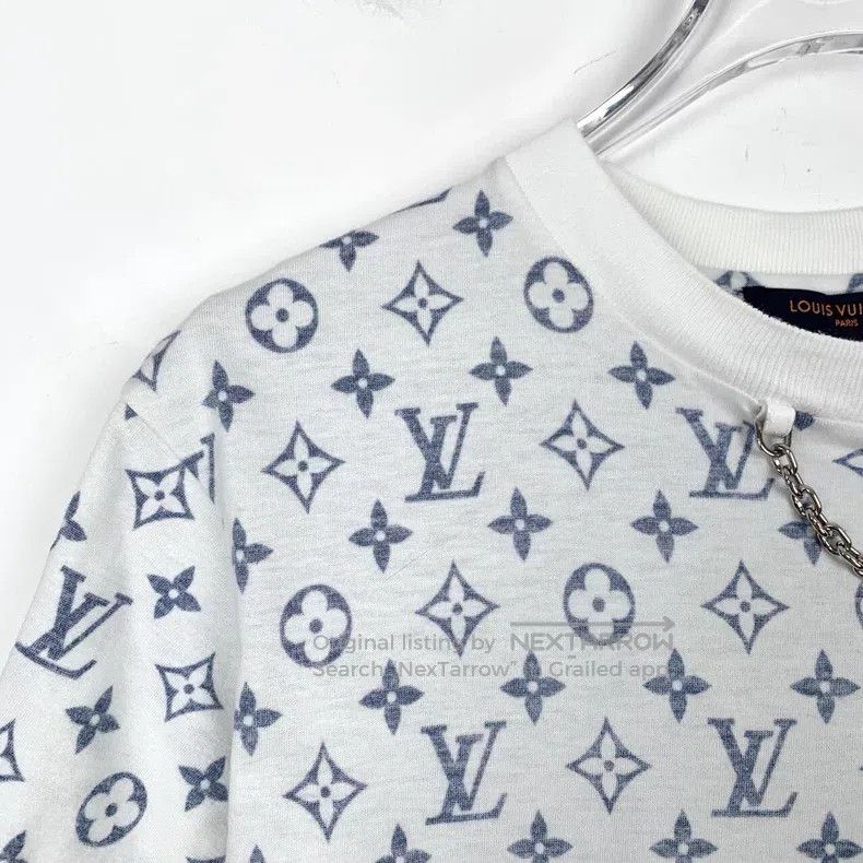 Louis Vuitton Louis Vuitton White logo presbyopic full print cotton roun Size US L / EU 52-54 / 3 - 3 Thumbnail