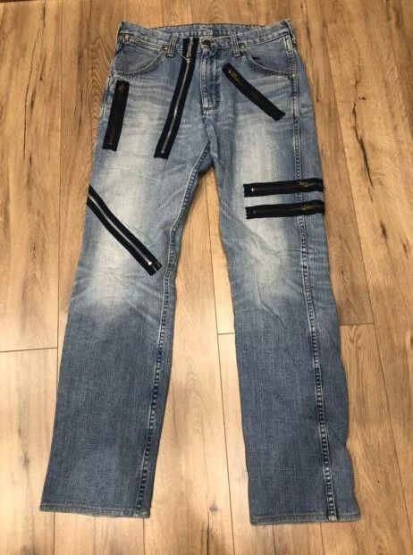 Number (N)ine Number (N)ine Asymmetrical multi-zipper jeans 2503-Nextarro Size US 30 / EU 46 - 8 Thumbnail