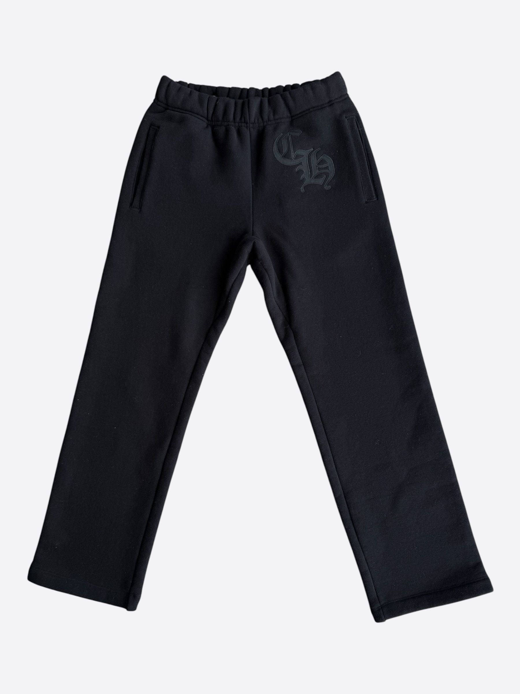 Chrome Hearts Chrome Hearts Black CH Logo Embroidered Sweatpants Size US 30 / EU 46 - 1 Thumbnail