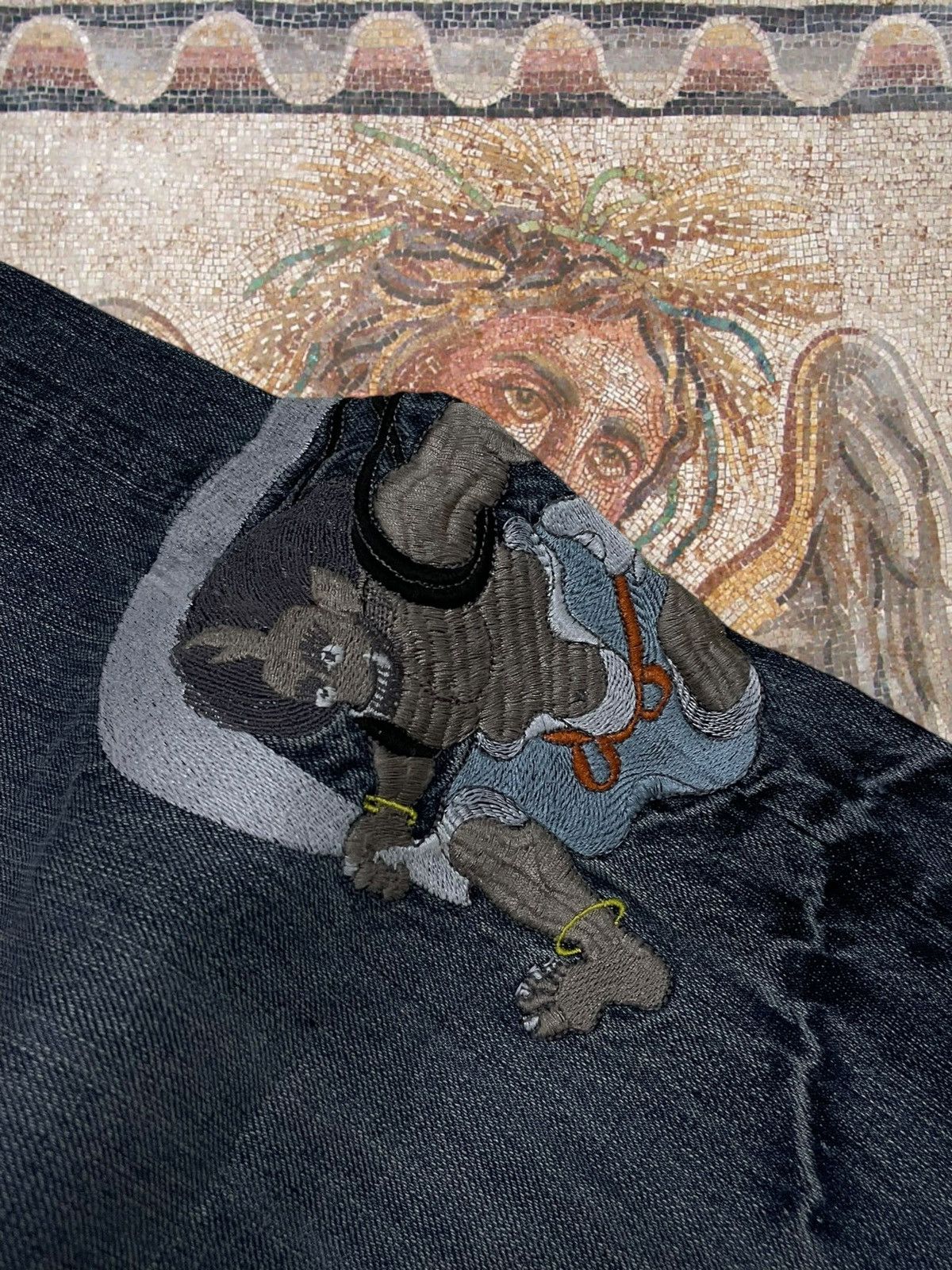 Japanese Brand Vintage Og 90s Japan Designer Karakuri God Traditional Denim Size US 28 / EU 44 - 9 Thumbnail
