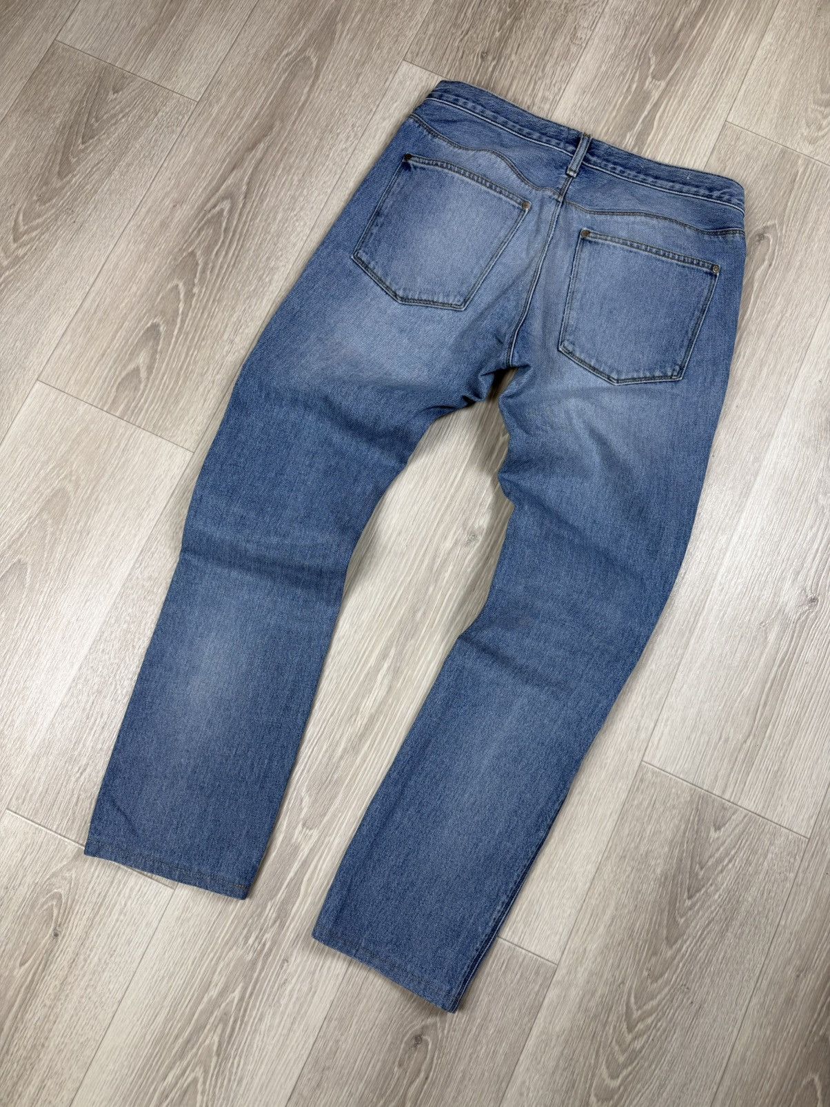 Acne Studios Acne Studios Max LT Vintage Blue Straight Denim Jeans Size US 33 - 10 Thumbnail