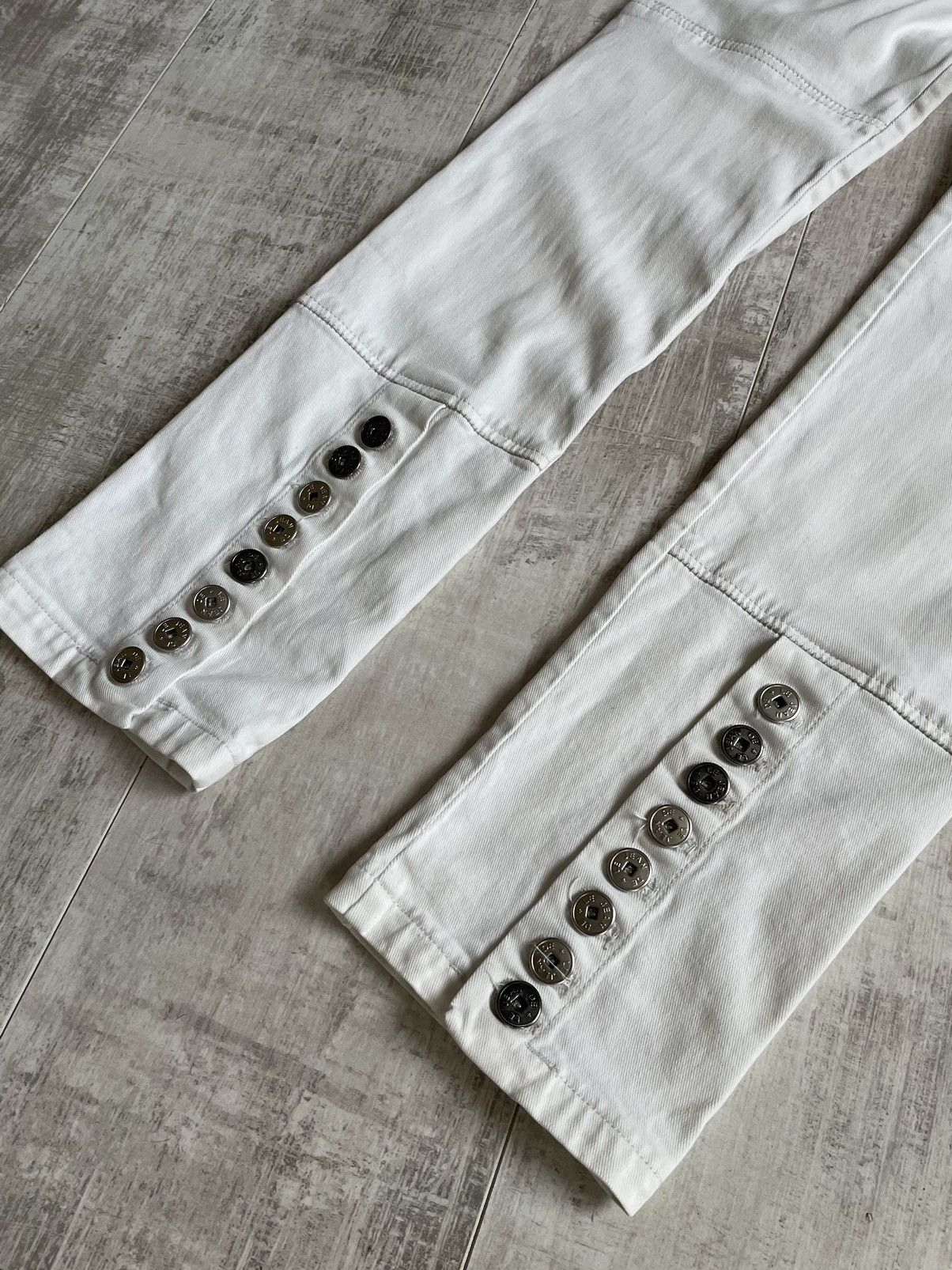 Marithe + Francois Girbaud Marithe Francois Girbaud Biker Denim Jeans Clasp Lighter Vtg Size 28" / US 6 / IT 42 - 14 Thumbnail