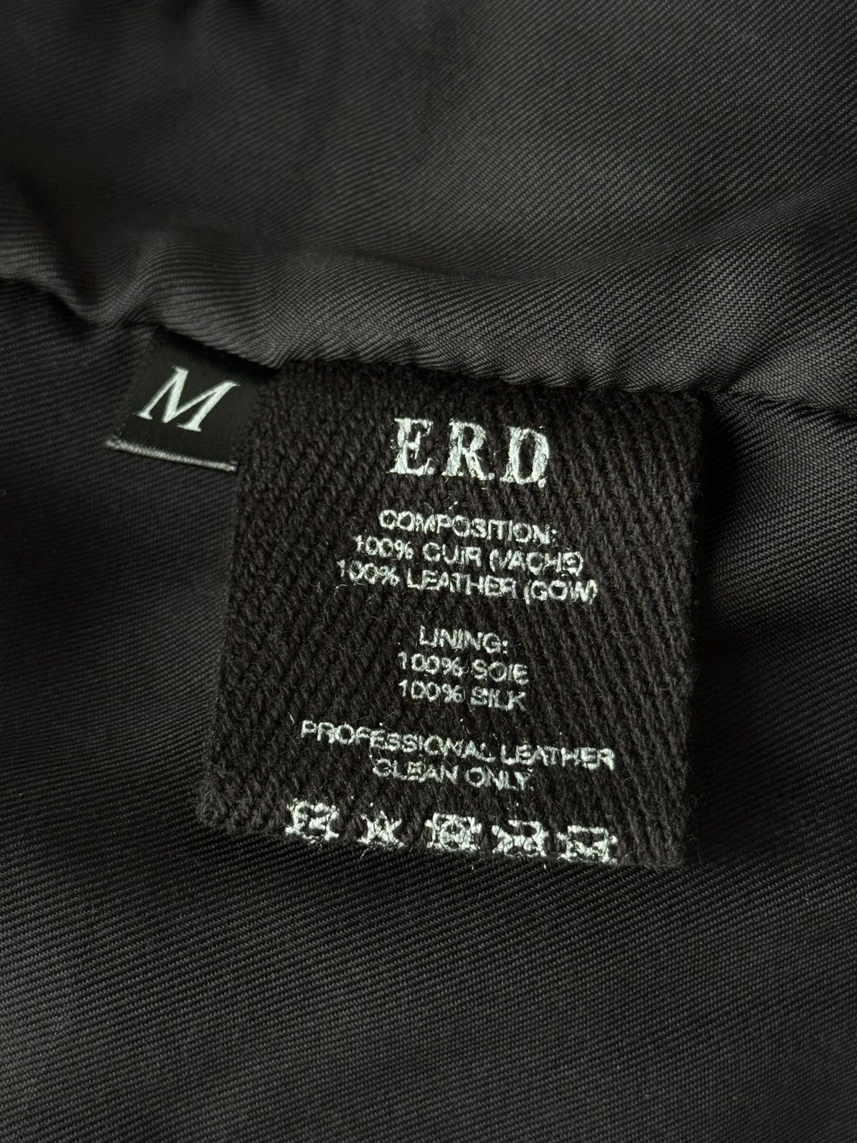 Enfants Riches Deprimes SS18 Christie's New York Sales Tax Leather Jacket Size US M / EU 48-50 / 2 - 13 Thumbnail