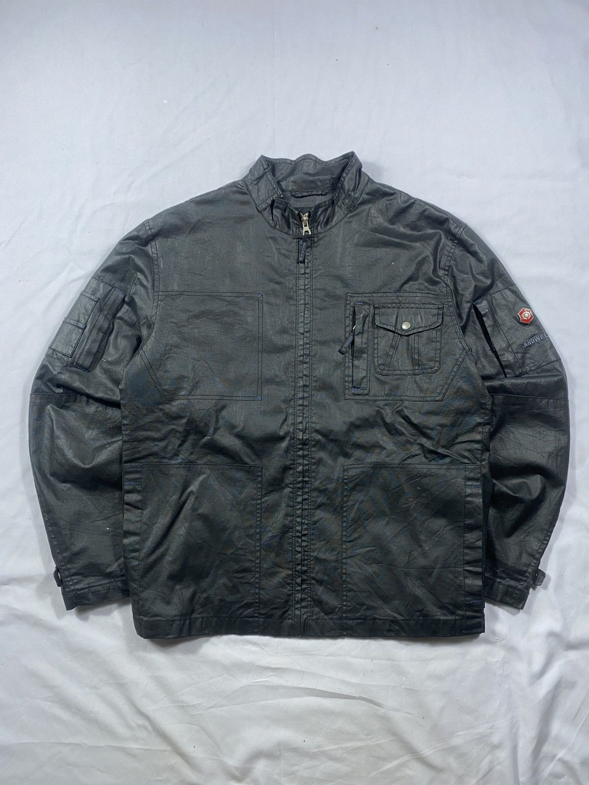 14th Addiction × KMRii × Yasuyuki Ishii Japanese Gothic punk Seditionaries Bikers Jacket Size US L / EU 52-54 / 3 - 1 Thumbnail