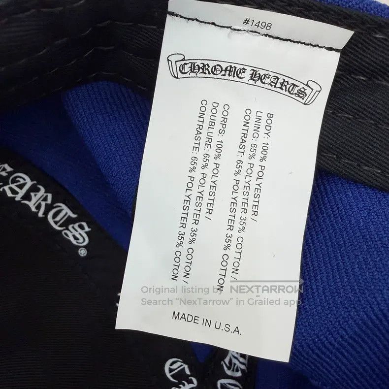 Chrome Hearts CHROME HEARTS Size OS Blue and white CH baseball cap Size ONE SIZE - 3 Thumbnail