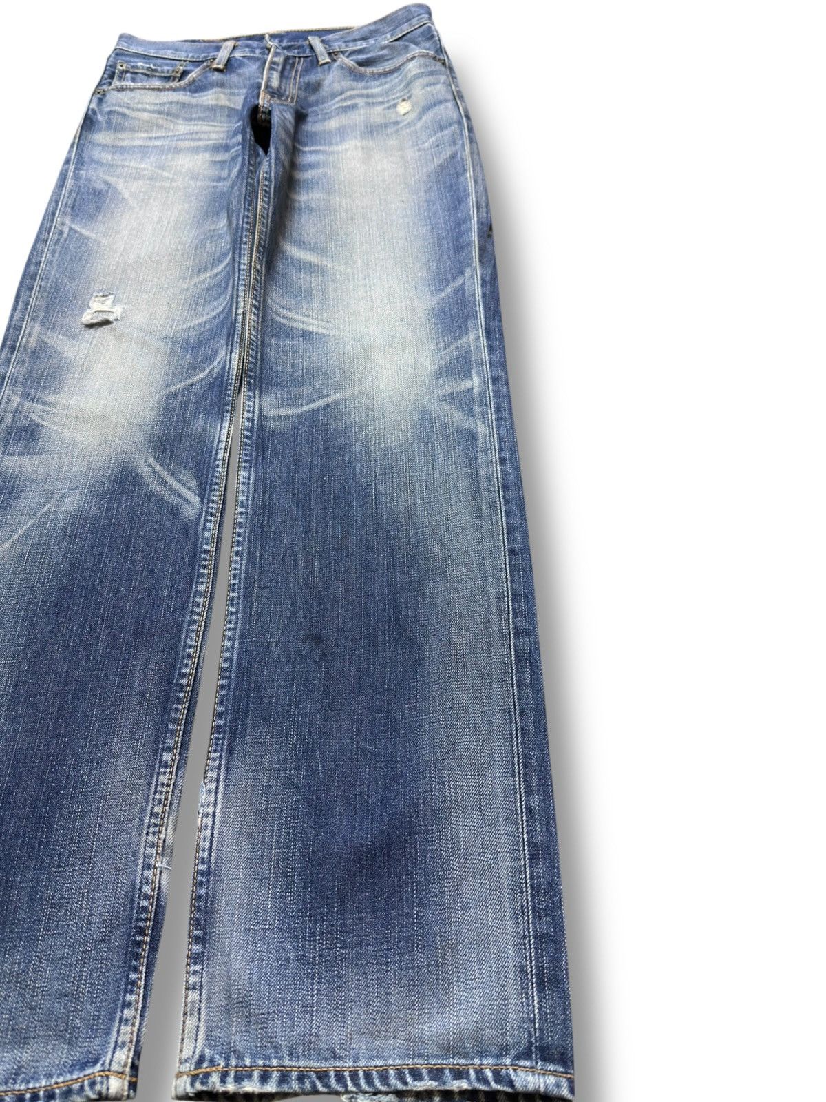 Levi's Vintage Levi’s 702 Faded Whiskers Denim Size US 30 / EU 46 - 4 Thumbnail