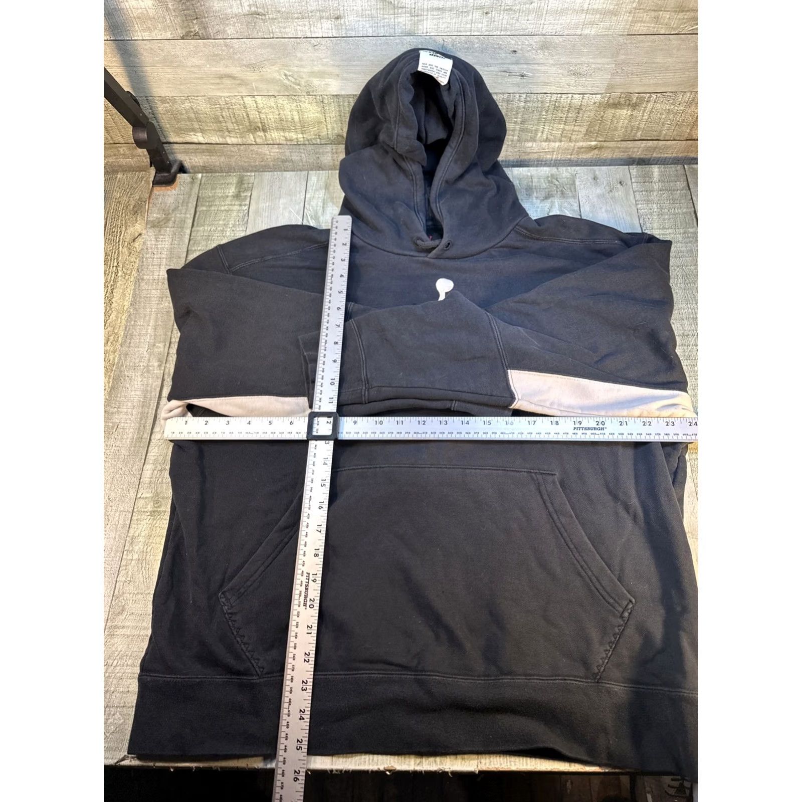Nike VINTAGE Jordan Jumpman Hoodie Black XL Nike Pullover Mens 90s 00s Jumpman Logo Flaws Read Size US XL / EU 56 / 4 - 4 Thumbnail