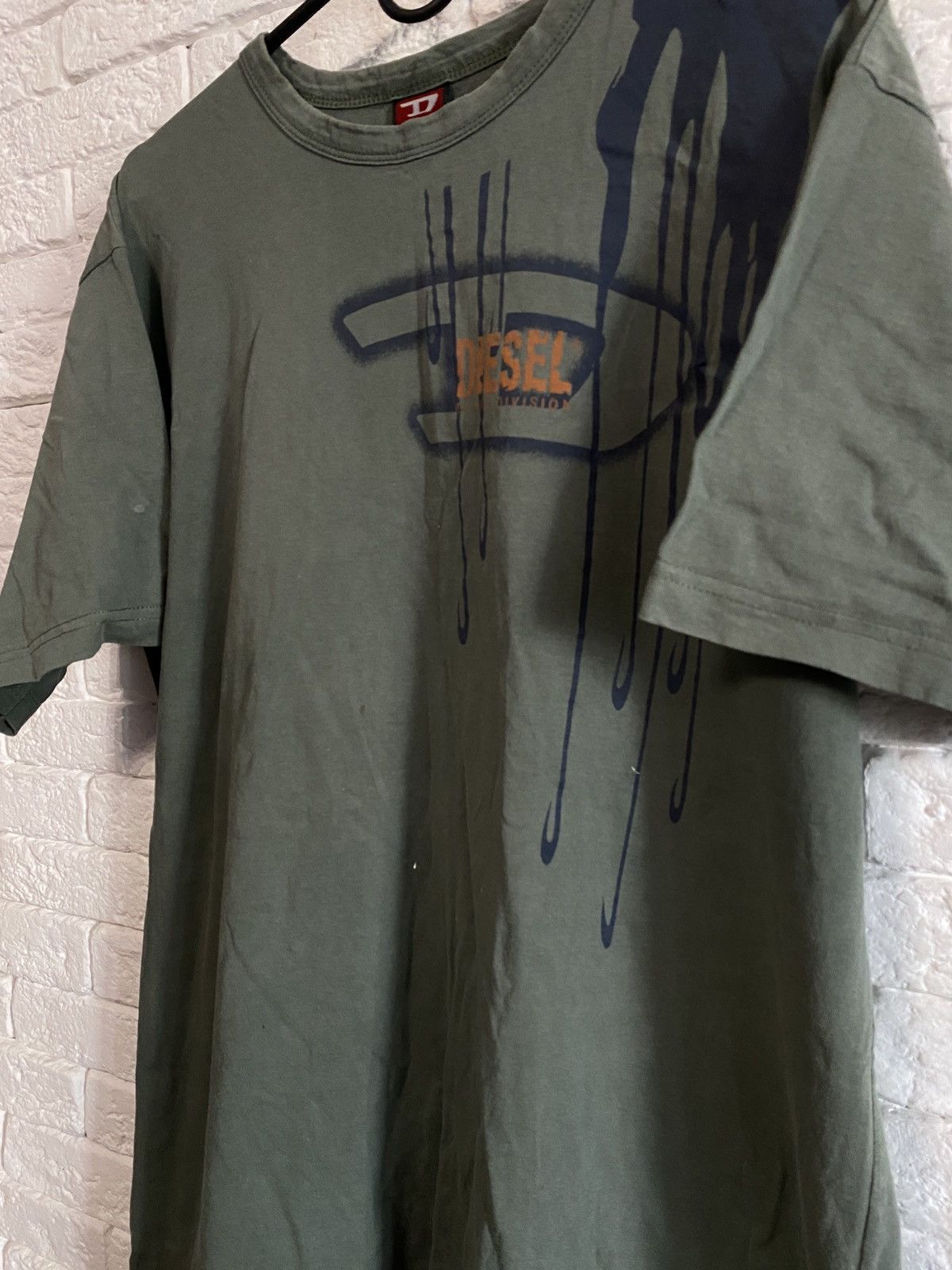 Diesel × Vintage Vintage Bootleg Diesel Y2K T-shirt Size US XL / EU 56 / 4 - 2 Thumbnail