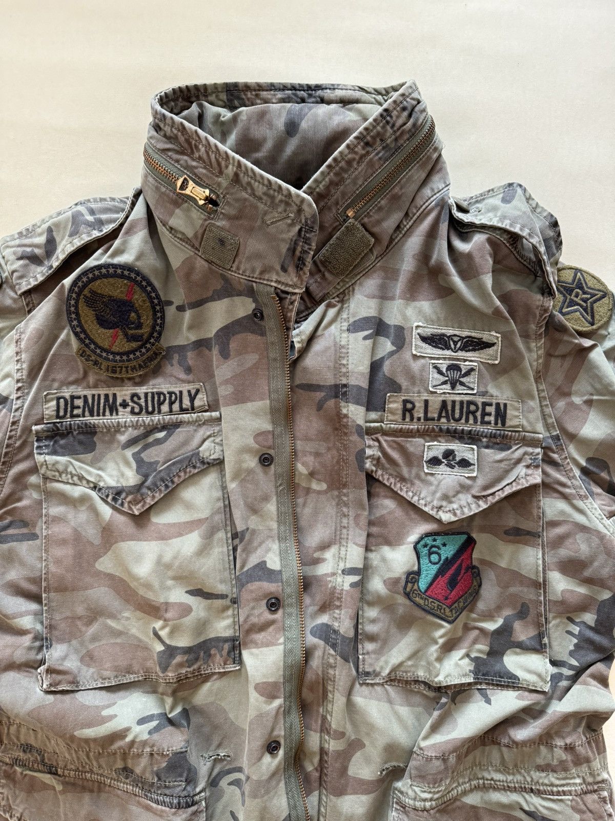 Denim & Supply Ralph Lauren Vintage Ralph Lauren Military Jacket Size US L / EU 52-54 / 3 - 2 Thumbnail
