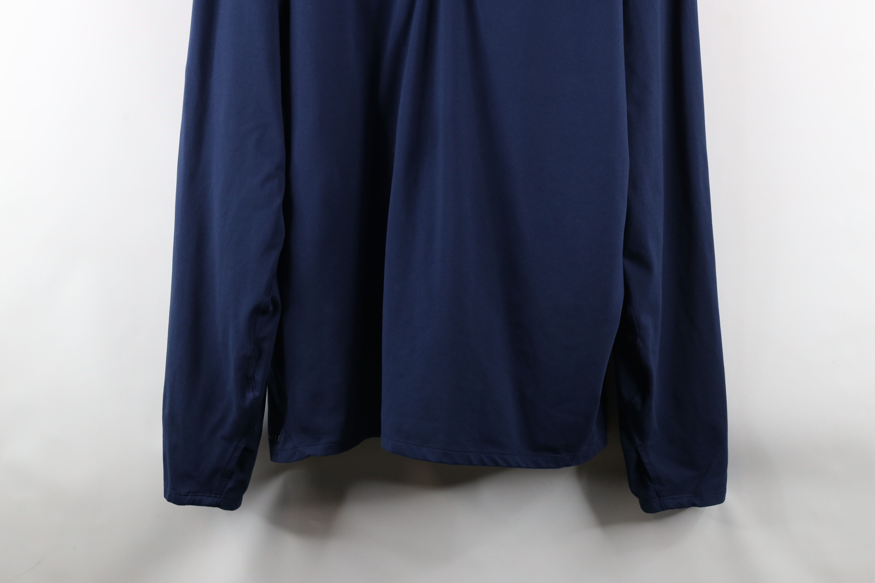 Nike × Vintage Nike Dri-Fit of Michigan Half Zip Pullover Top Blue Size US XXL / EU 58 / 5 - 3 Thumbnail