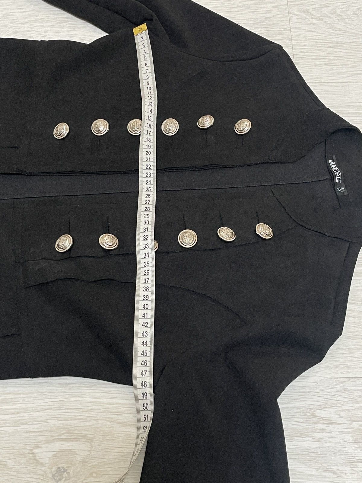 Hysteric Glamour 00s Napoleon Military Jacket Japan 29 PPFM If Six Was Nine Size XS / US 0-2 / IT 36-38 - 14 Thumbnail