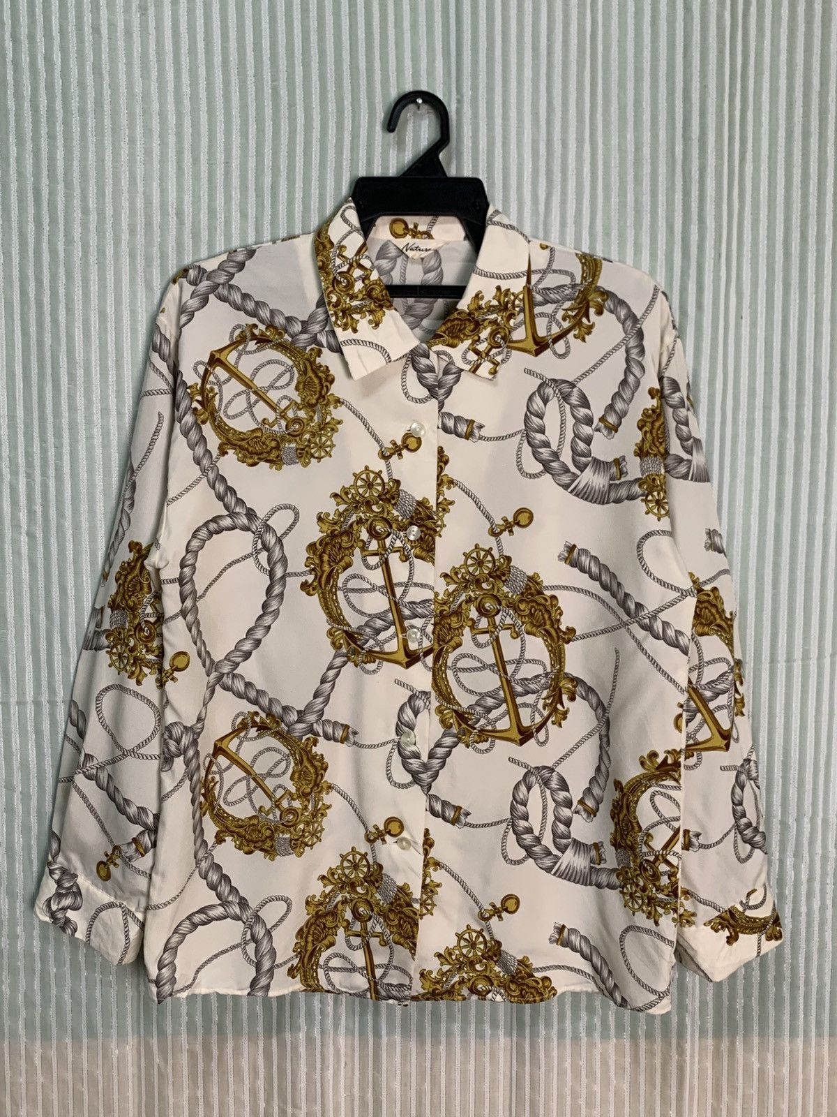 Japanese Brand Rare Design Vintage Nature Long Sleeve Blouse Size M / US 6-8 / IT 42-44 - 1 Thumbnail