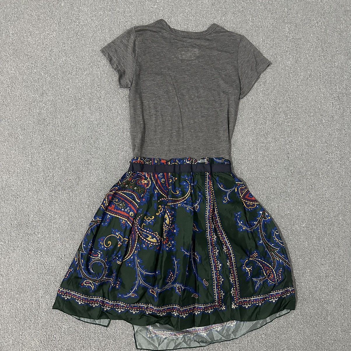 Sacai Sacai - Paisley Scarf T-shirt dress Size S / US 4 / IT 40 - 5 Thumbnail