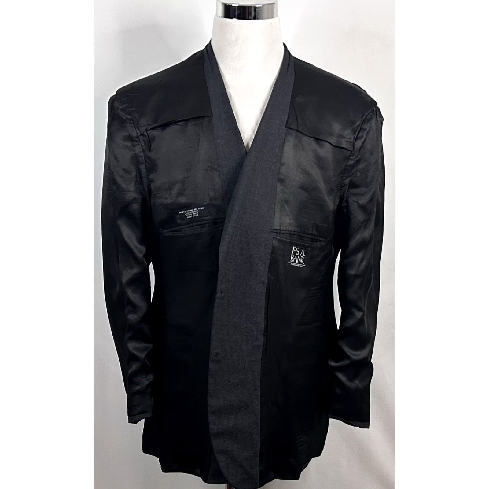 Jos. A. Bank Jos A Bank Sport Coat 46R Wool Houndstooth Two Button Vented Regular Mens Jacket Size US S / EU 44-46 / 1 - 7 Thumbnail