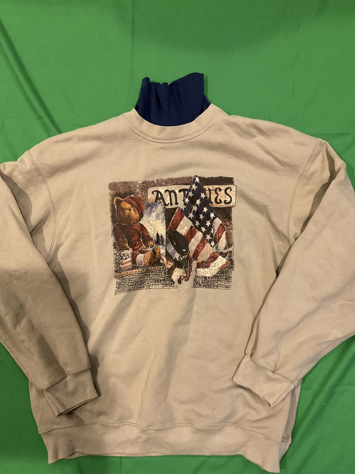Vintage vintage teddy bear turtleneck Size US XL / EU 56 / 4 - 1 Thumbnail