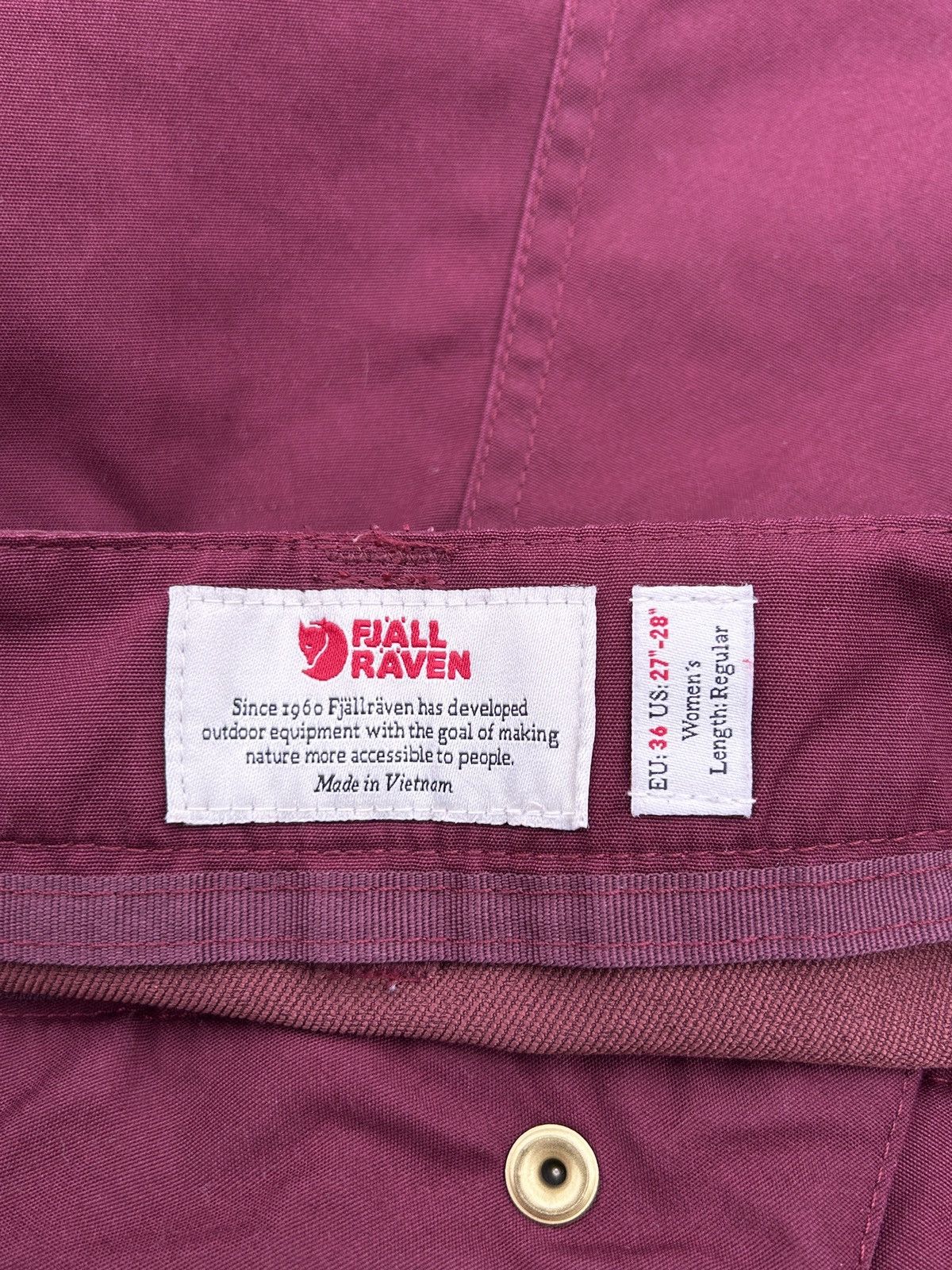 Fjallraven Fjallraven Nikka Trousers Multipocket Outdoor Pants 89236 Size 28" / US 6 / IT 42 - 9 Thumbnail