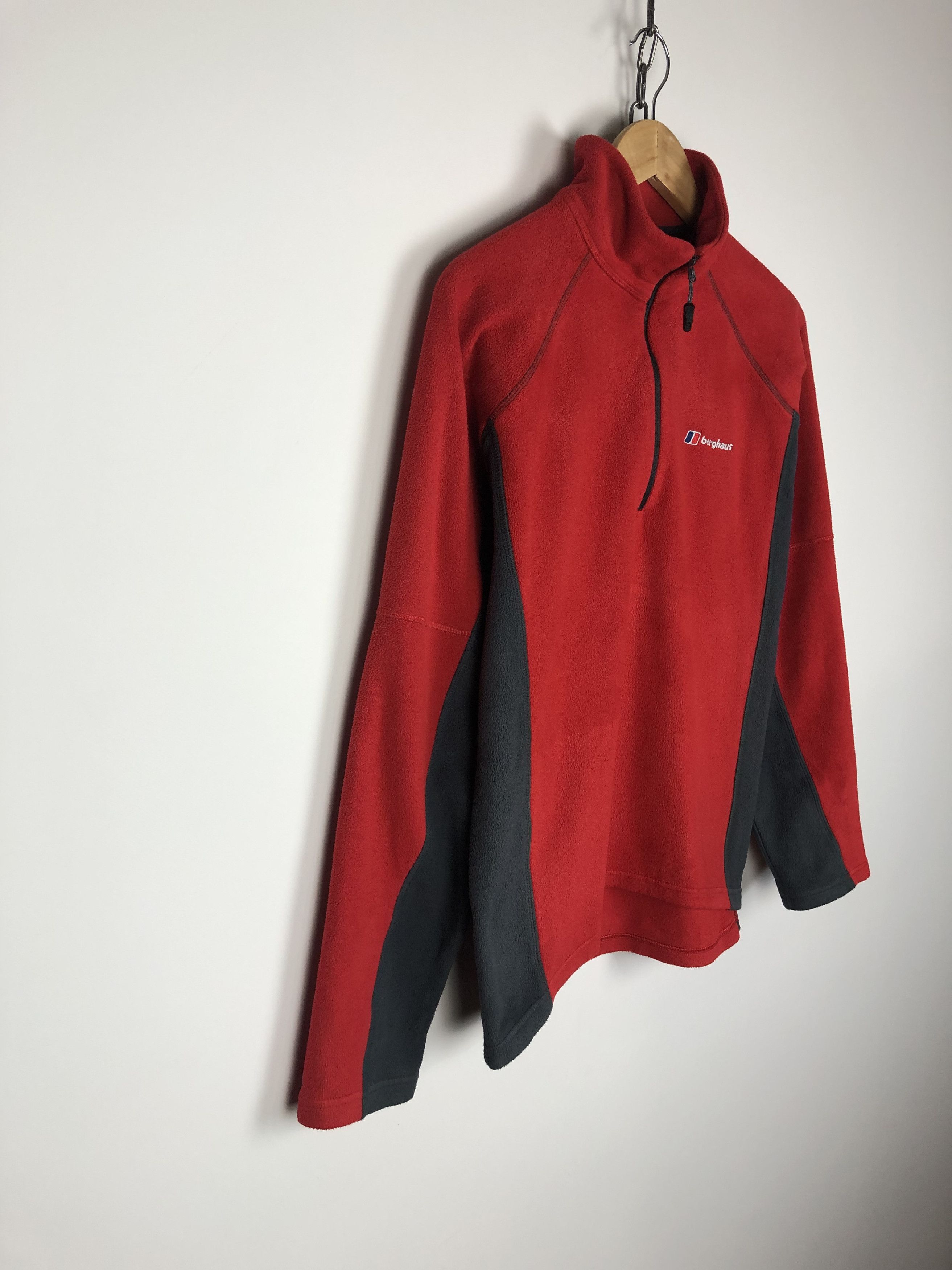 Berghaus Berghaus Fleece Pullover 1/4 Zip Red size M Size US M / EU 48-50 / 2 - 5 Thumbnail