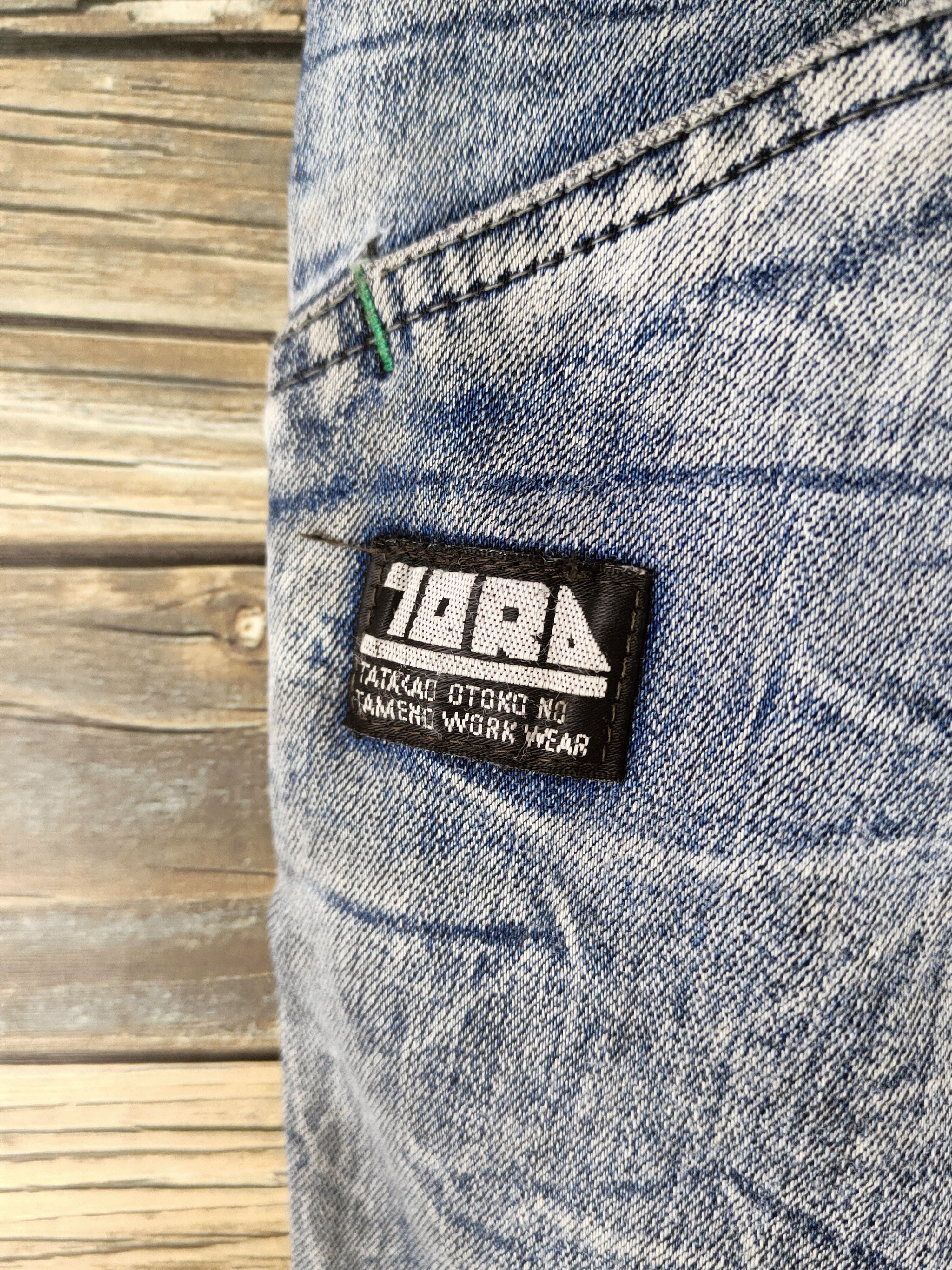 Japanese Brand D Torachi Blue Distressed Ripped Jeans #S2914 Size US 28 / EU 44 - 9 Thumbnail