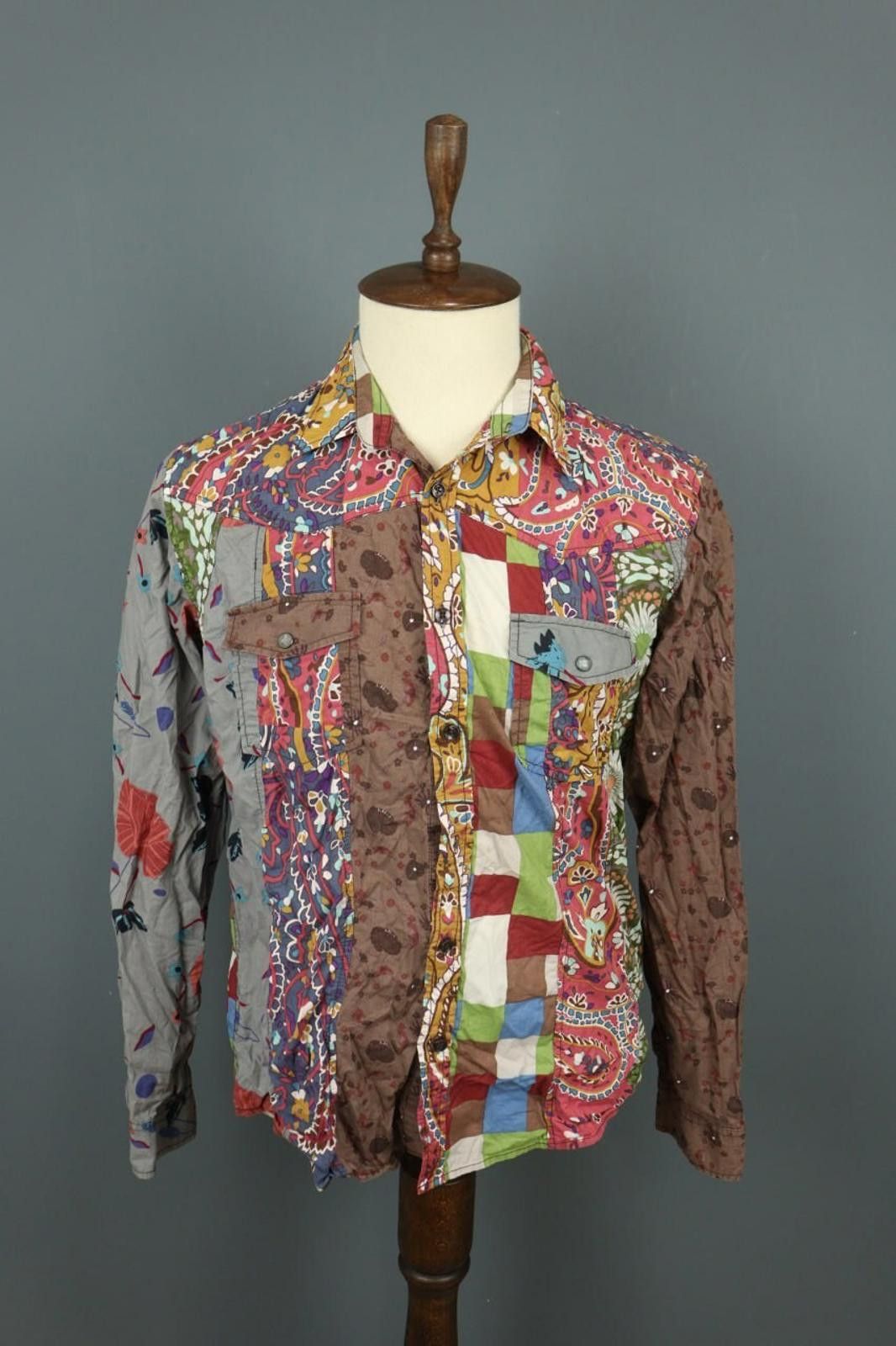 Desigual Desigual Regualr Fit Printed Abstract Shirt Size XL Size US XL / EU 56 / 4 - 1 Thumbnail