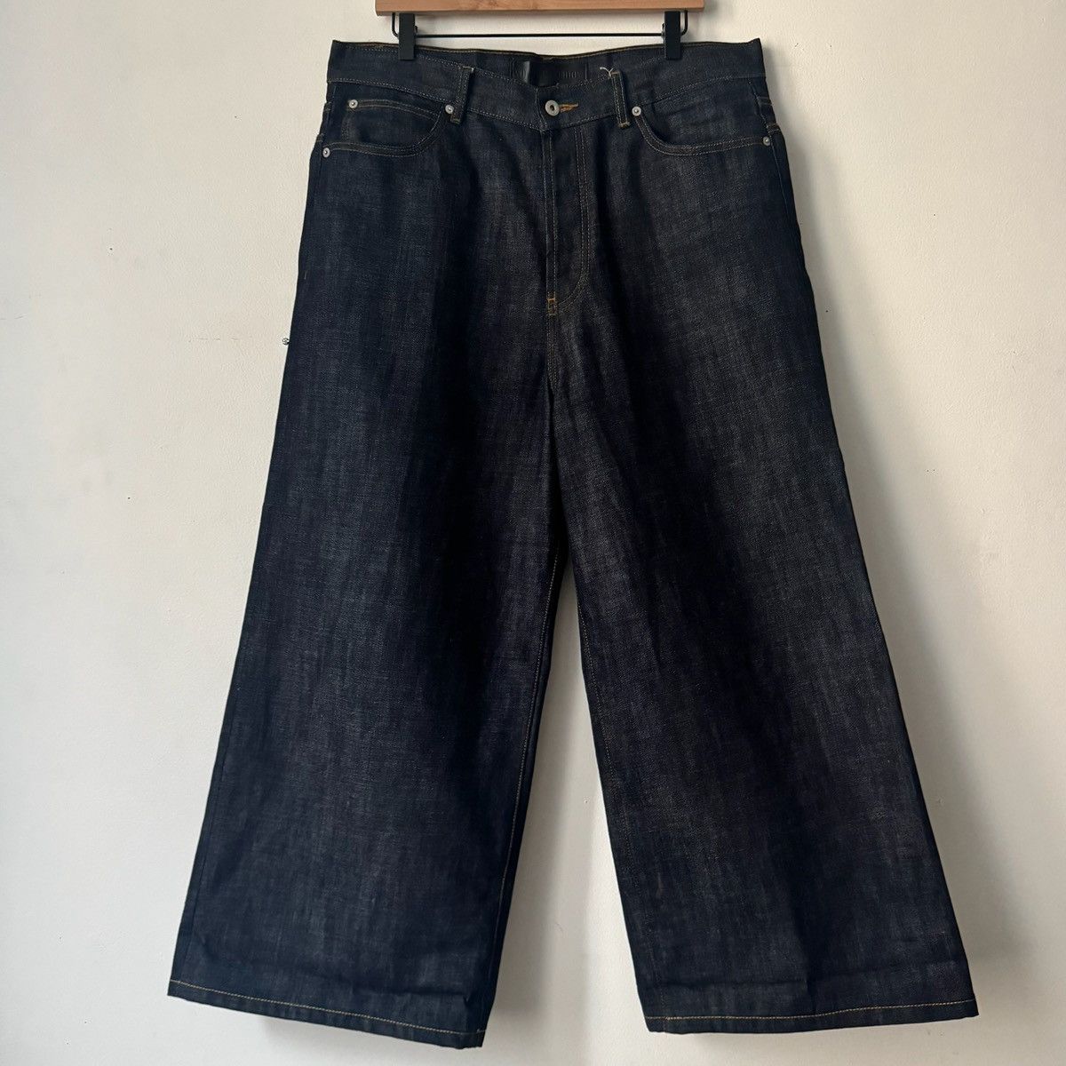 No Faith Studios nofaithstudios RAW japanese denim Loose Fit Blue