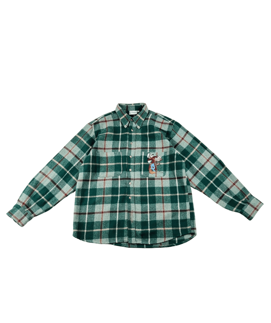 image of Vintage Disney Store Flanel Overshirt L in Mix, Men's (Size Large)