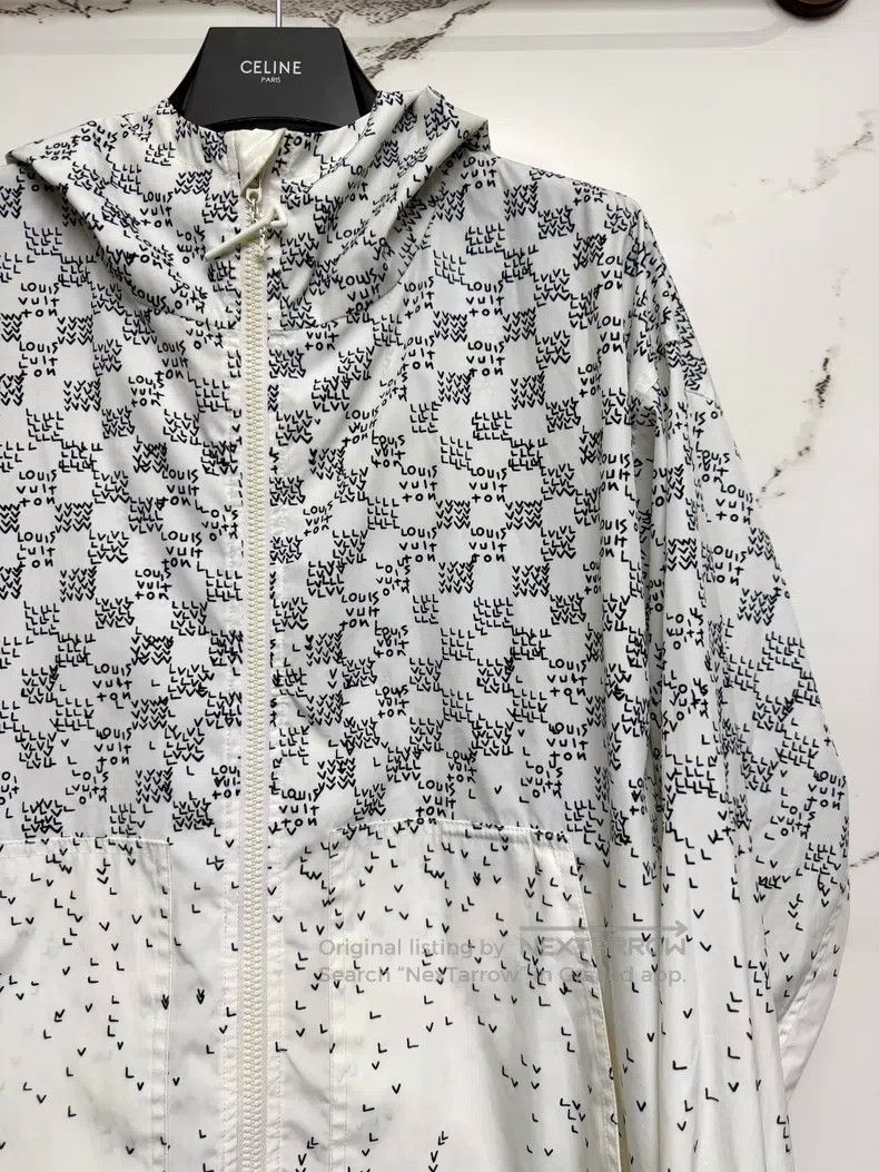 Louis Vuitton Louis Vuitton Small plane checkered full LOGO windbreaker Size US L / EU 52-54 / 3 - 2 Thumbnail