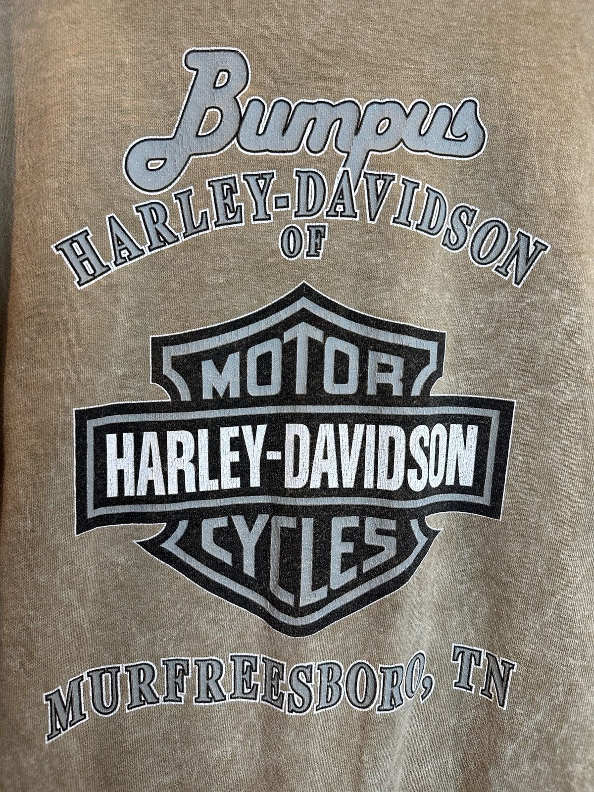 Harley Davidson *RARE* Vintage Harley Davidson Single Stitch Bumpus T-Shirt Size US M / EU 48-50 / 2 - 4 Thumbnail