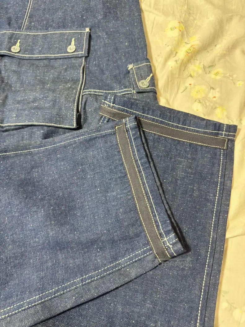 Nigel Cabourn Nigel Cabourn Vintage Loose Denim Overalls Size US 30 / EU 46 - 6 Thumbnail