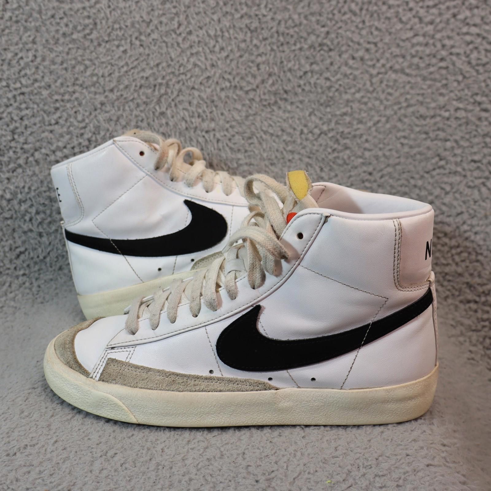 Nike Nike Blazer Mid '77 CZ1055-100 Womens US 9 Shoes White / Blk Size US 9 / IT 39 - 1 Thumbnail