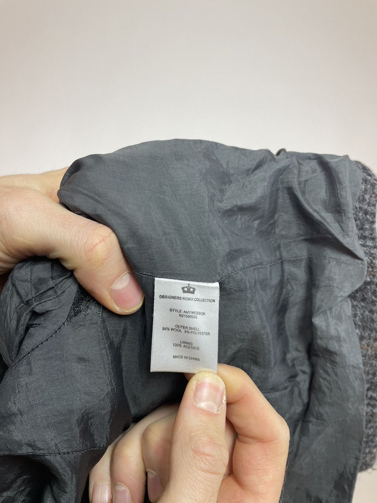 Designers Remix × Japanese Brand DESIGNER REMIX COLLECTION BY CHARLOTTE ESKILDSEN Wool Size S / US 4 / IT 40 - 8 Thumbnail