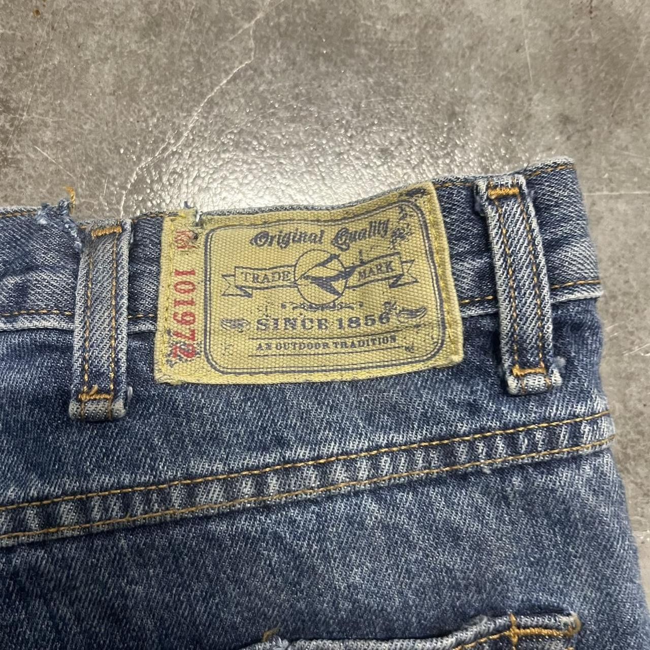 Redhead × Vintage Vintage Y2K Baggy Skater RedHead Dark Wash Denim Jeans! Size US 38 / EU 54 - 8 Thumbnail