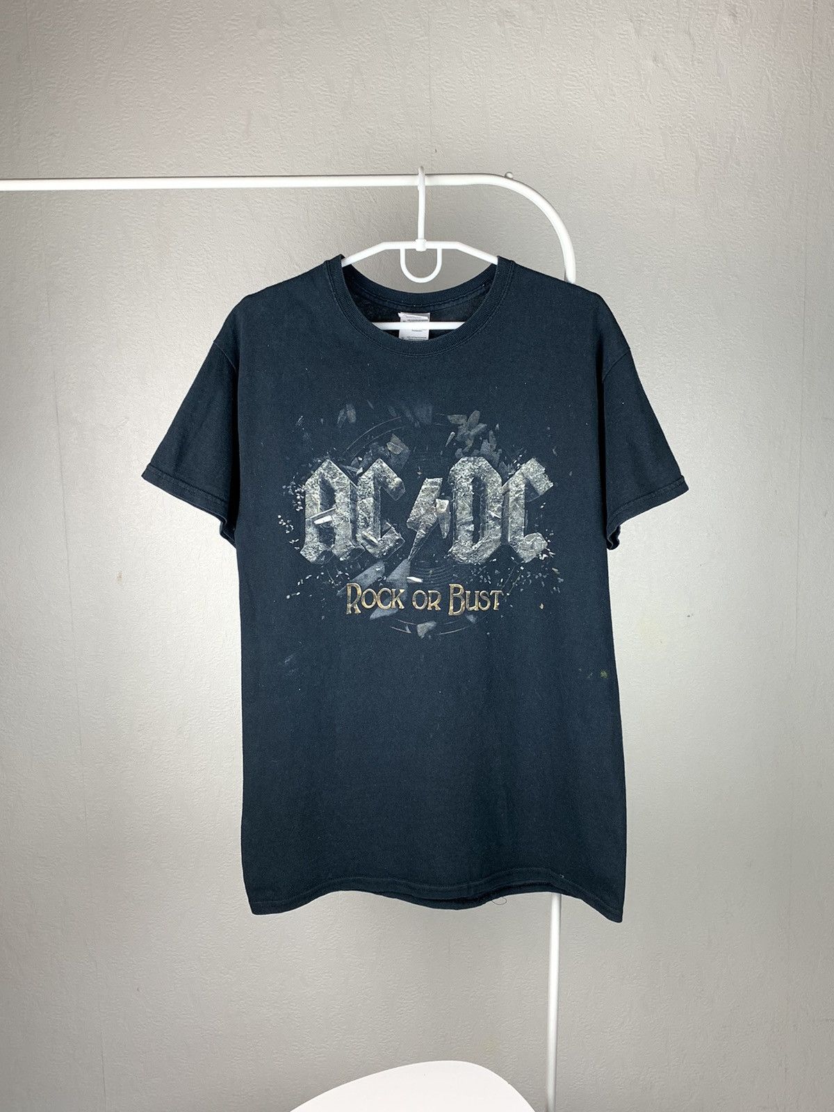 Band Tees AC/DC Rock or Bust Band Tee Black T-shirt Vintage Size US M / EU 48-50 / 2 - 1 Thumbnail