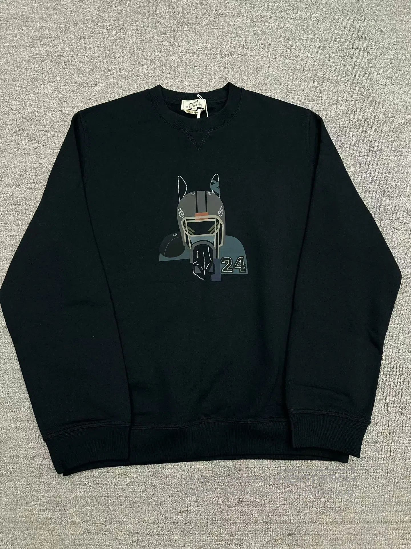 Hermes hermes new animal print sweatshirt in black. Size US XXL / EU 58 / 5 - 2 Thumbnail