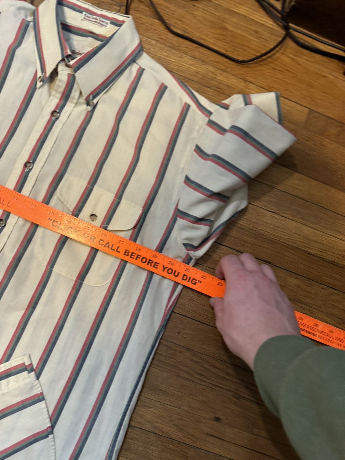 Vintage Vintage Striped Button Up Shirt Size US M / EU 48-50 / 2 - 6 Thumbnail