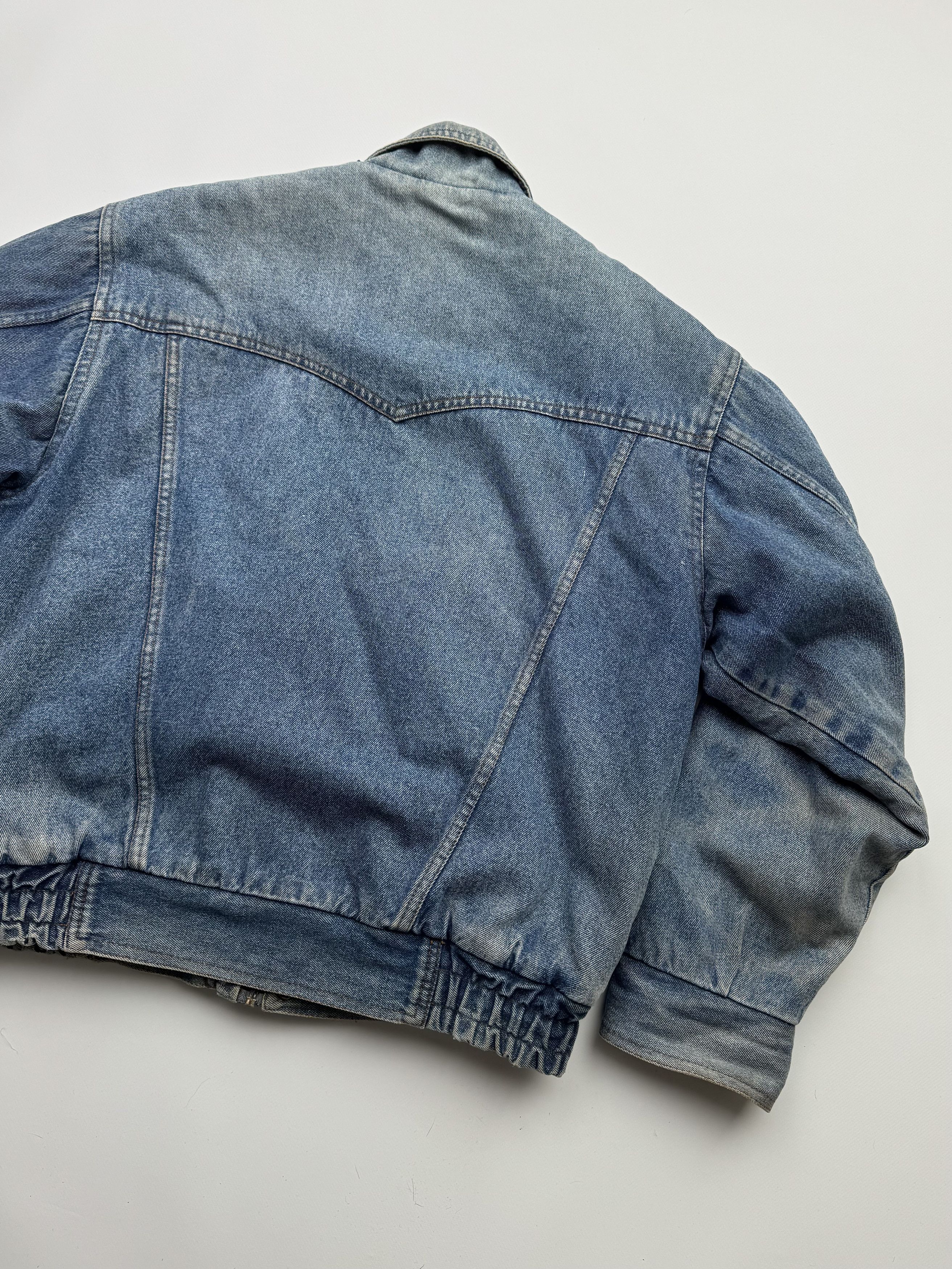 Vintage Vintage Denim Bomber Jacket(V243)E2 Size US L / EU 52-54 / 3 - 10 Thumbnail
