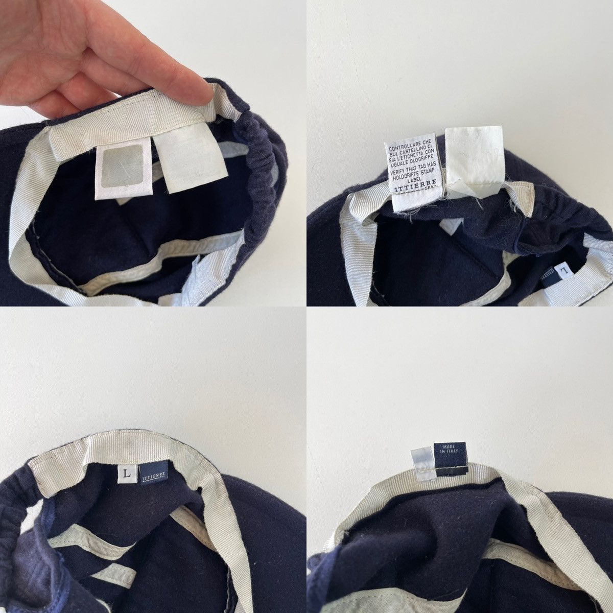Dolce & Gabbana Dolce & Gabbana Wool Vintage 5-Panel Cap Blue Made in Italy Size ONE SIZE - 10 Thumbnail