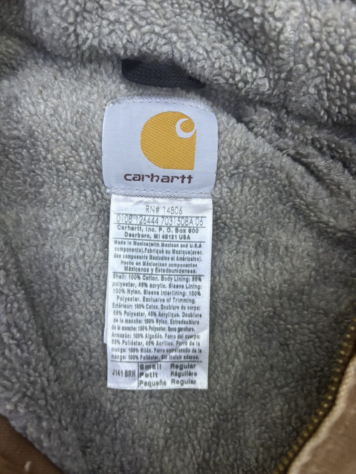 Carhartt Carhartt jacket J141BRN Size US S / EU 44-46 / 1 - 4 Thumbnail