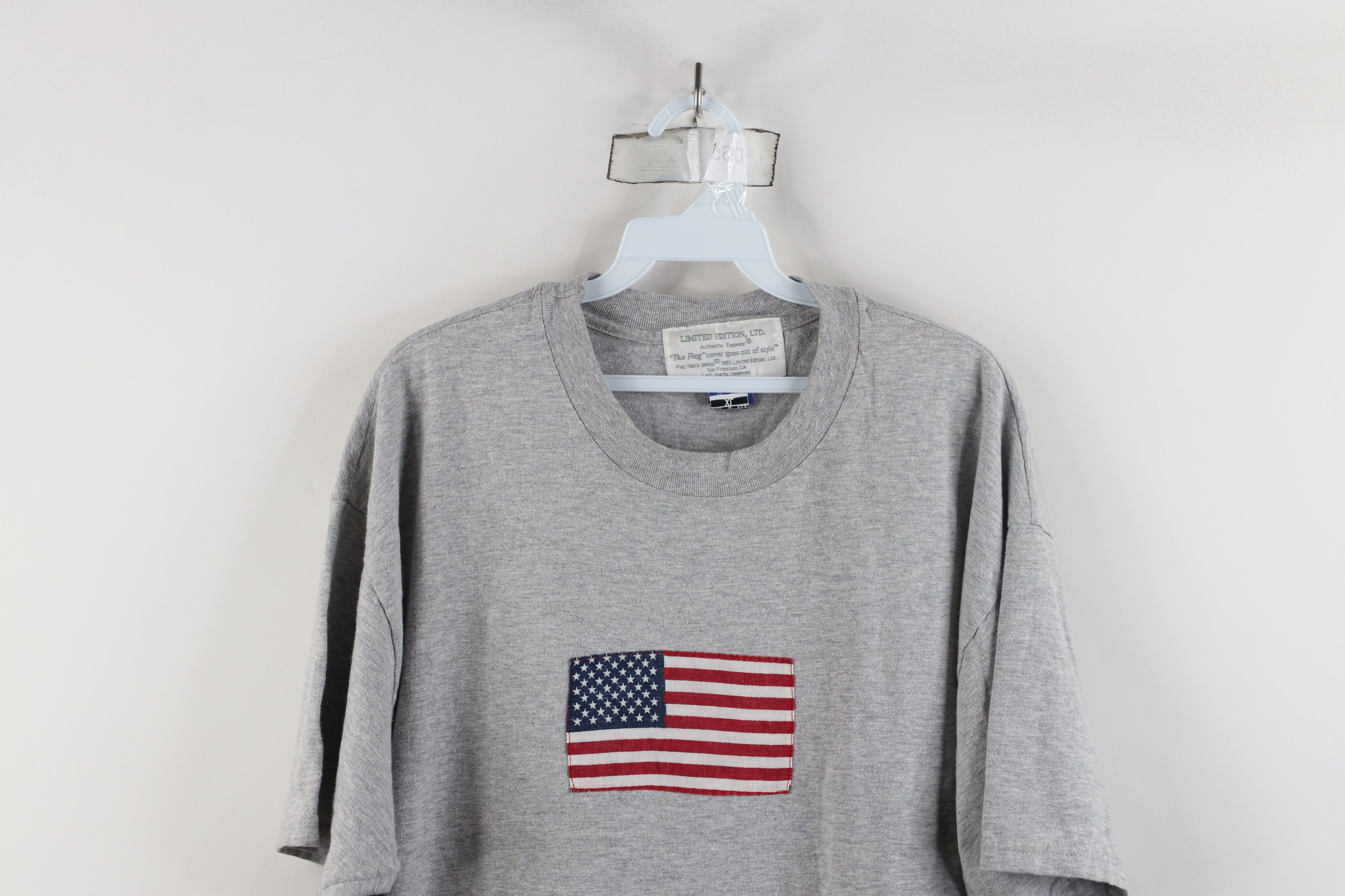 Vintage Vintage 90s Streetwear Fourth of July T-Shirt Gray USA Size US XL / EU 56 / 4 - 2 Thumbnail