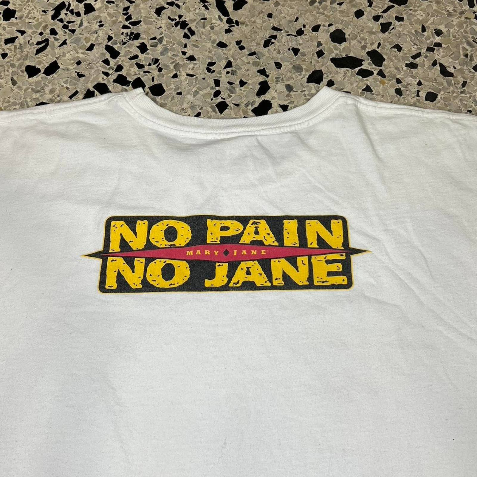 Japanese Brand × Vintage VINTAGE Y2K MARY JANE “NO PAIN, NO JANE” TEE Size US L / EU 52-54 / 3 - 5 Thumbnail