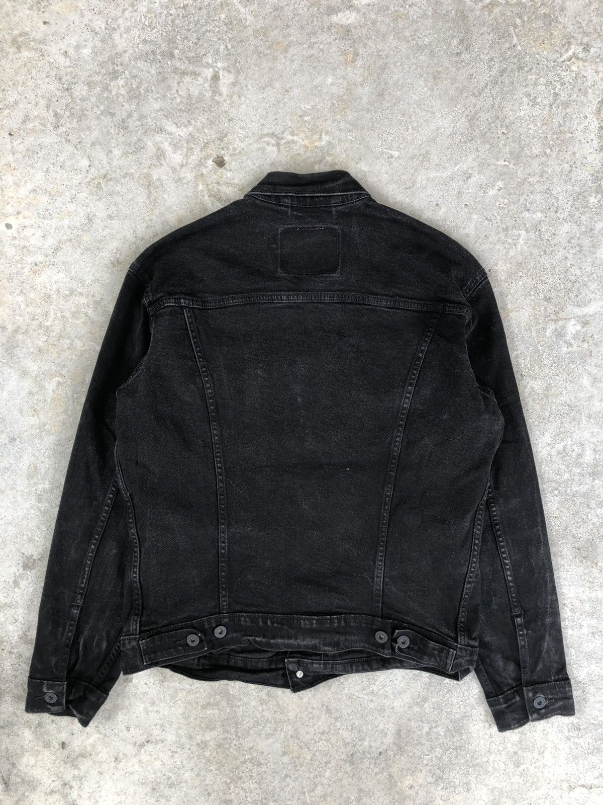Levi's Y2k Levis Distressed Denim Jacket Size US M / EU 48-50 / 2 - 2 Thumbnail