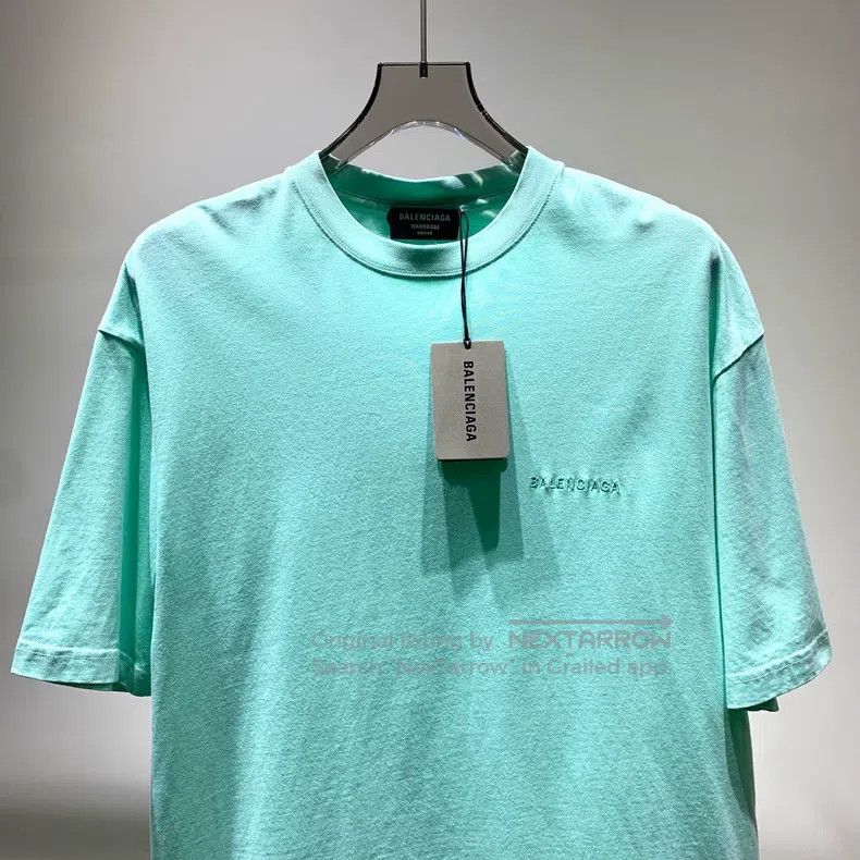 Balenciaga Balenciaga Mint Green Short Sleeve Size US XS / EU 42 / 0 - 3 Thumbnail