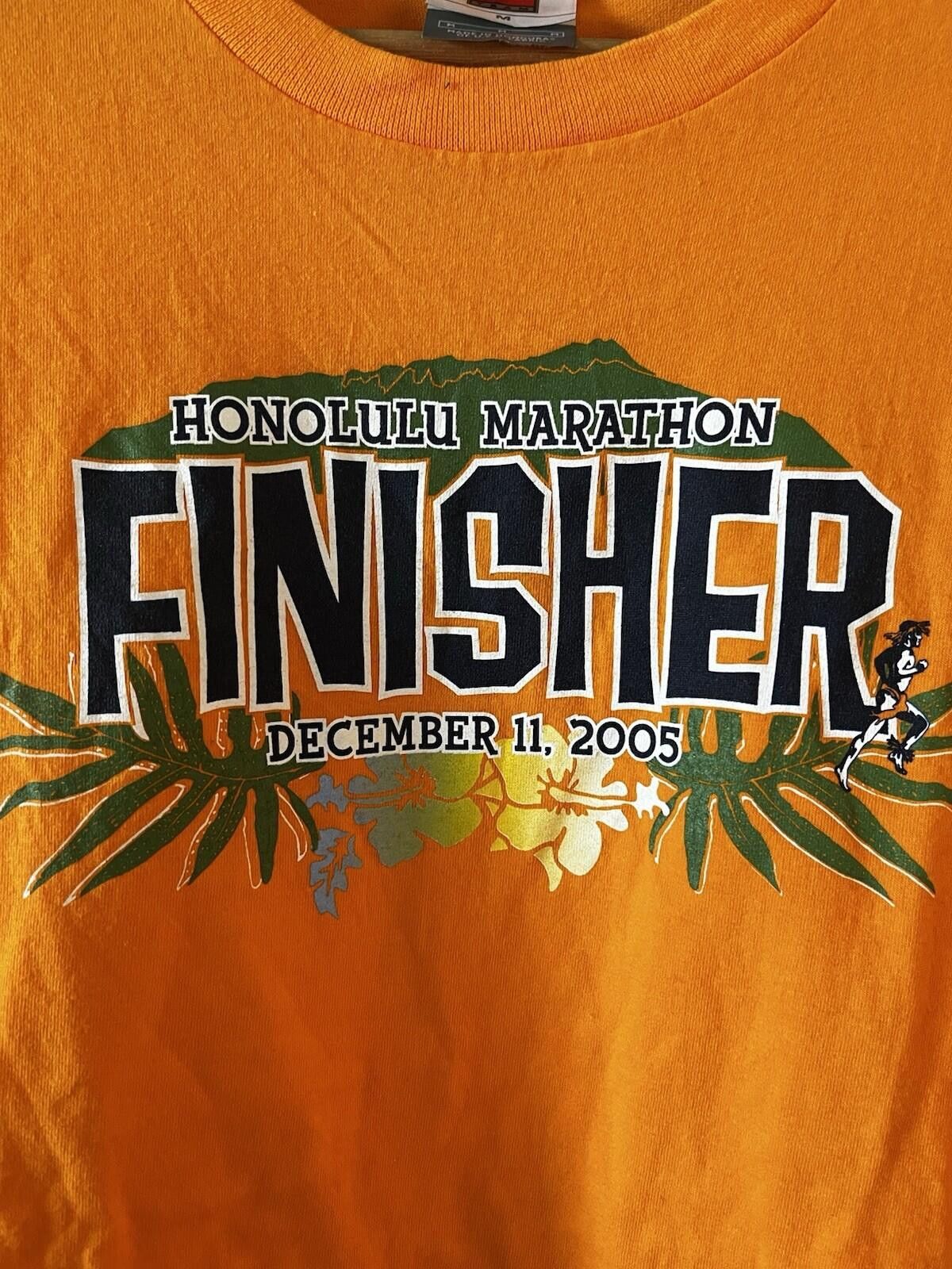 Nike Vintage 2005 Honolulu Marathon Finisher Nike T-Shirt M Size US L / EU 52-54 / 3 - 2 Thumbnail